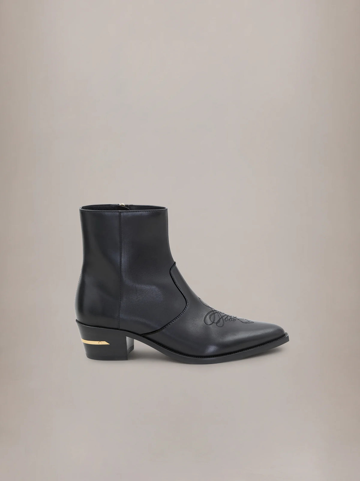Amiri Black Gold Ryder Stiefel
