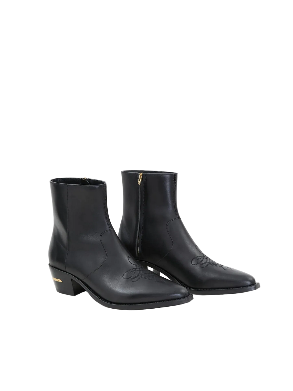 Amiri Black Gold Ryder Stiefel