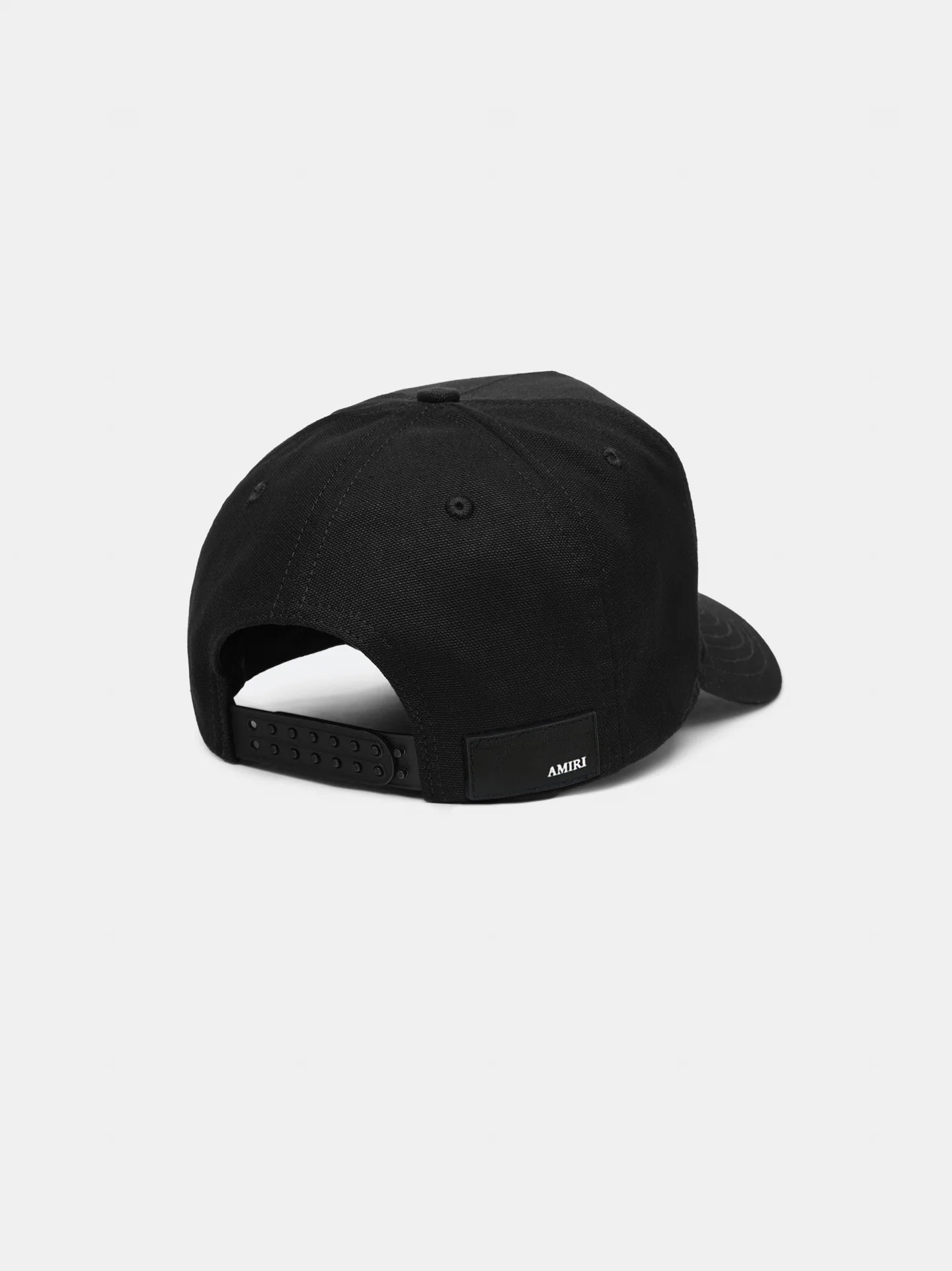 Amiri Black MA Canvas Hat back