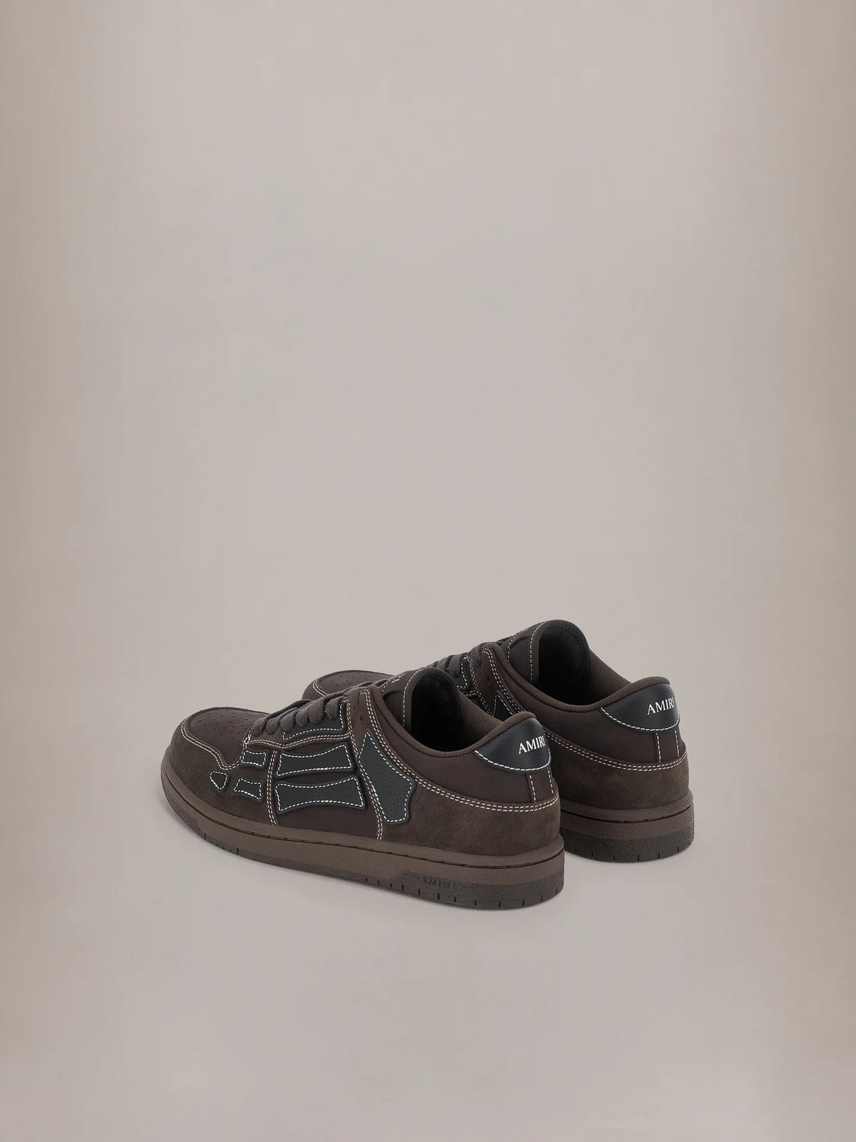 Amiri Brown Skel Top Low