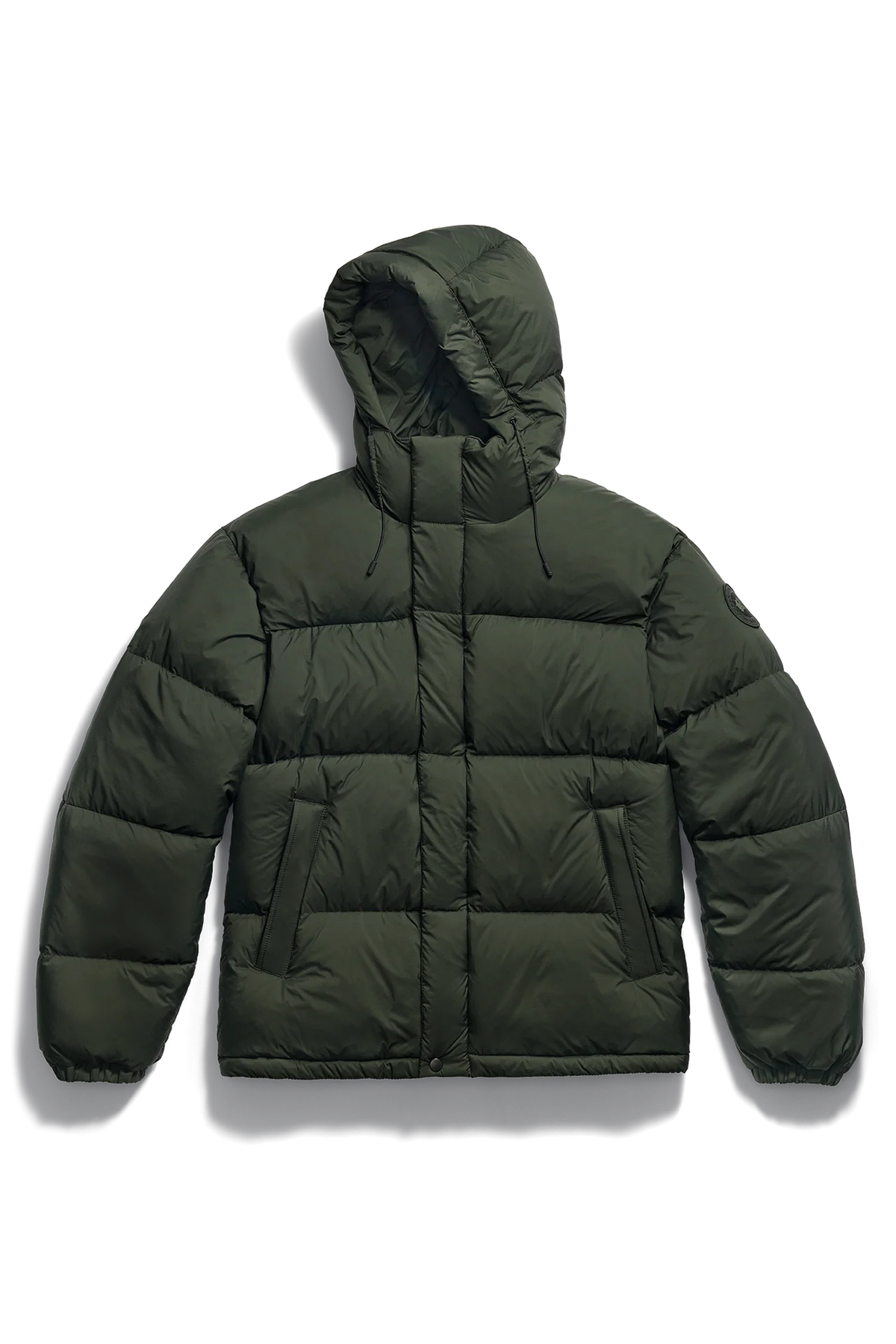 Canada Goose Green Sterling Puffer Coat Tonal Disc