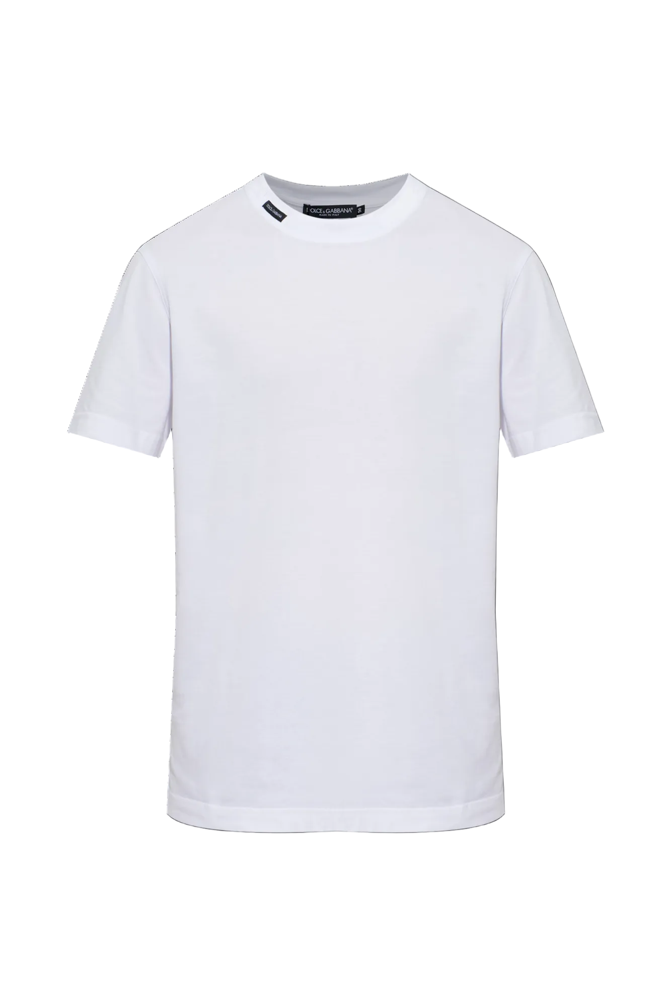 Dolce & Gabbana White Classic Cotton Tee