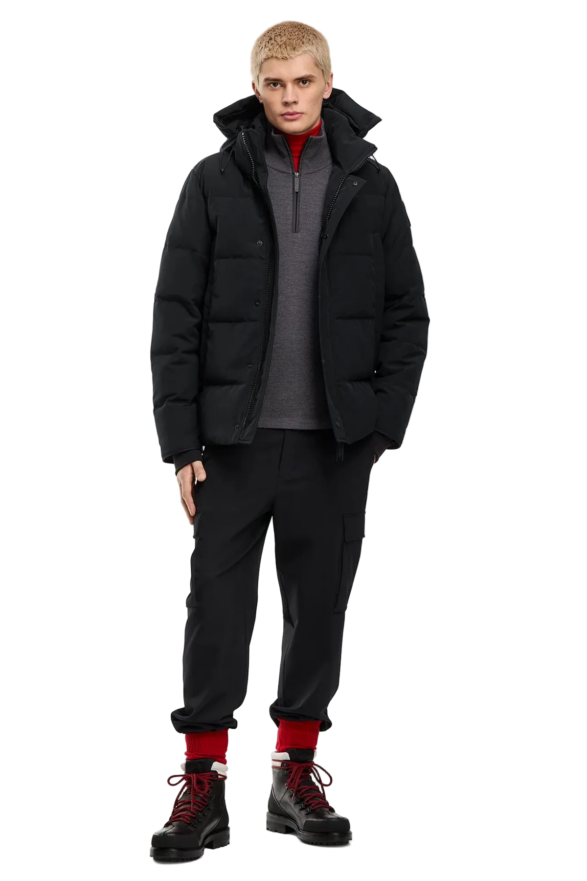 Canada Goose Black Wyndham Parka- CR Black Label