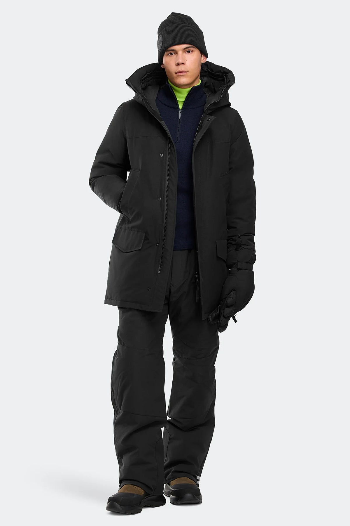 Canada Goose Black Langford Parka- CR Black Disc