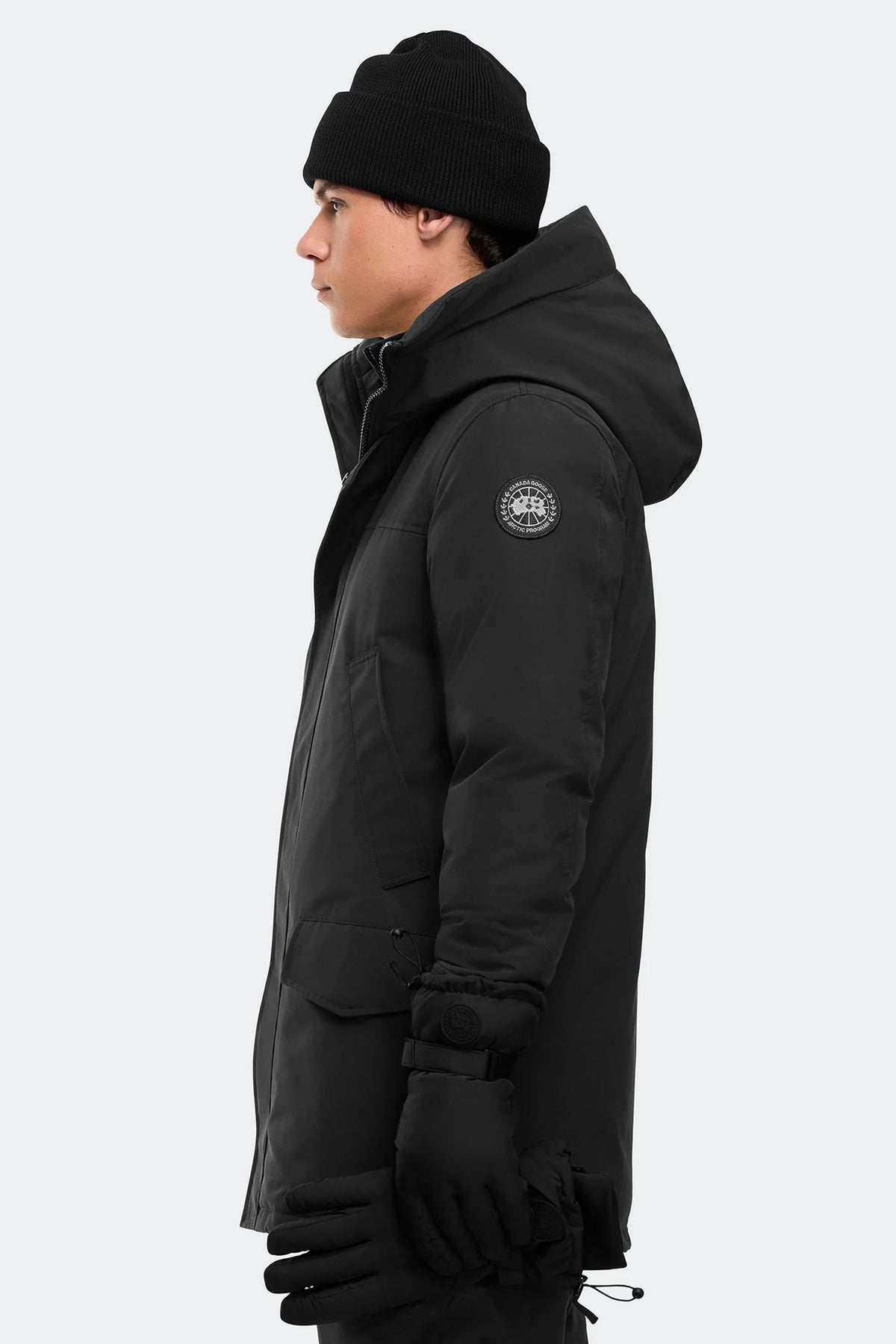 Canada Goose Black Langford Parka- CR Black Disc