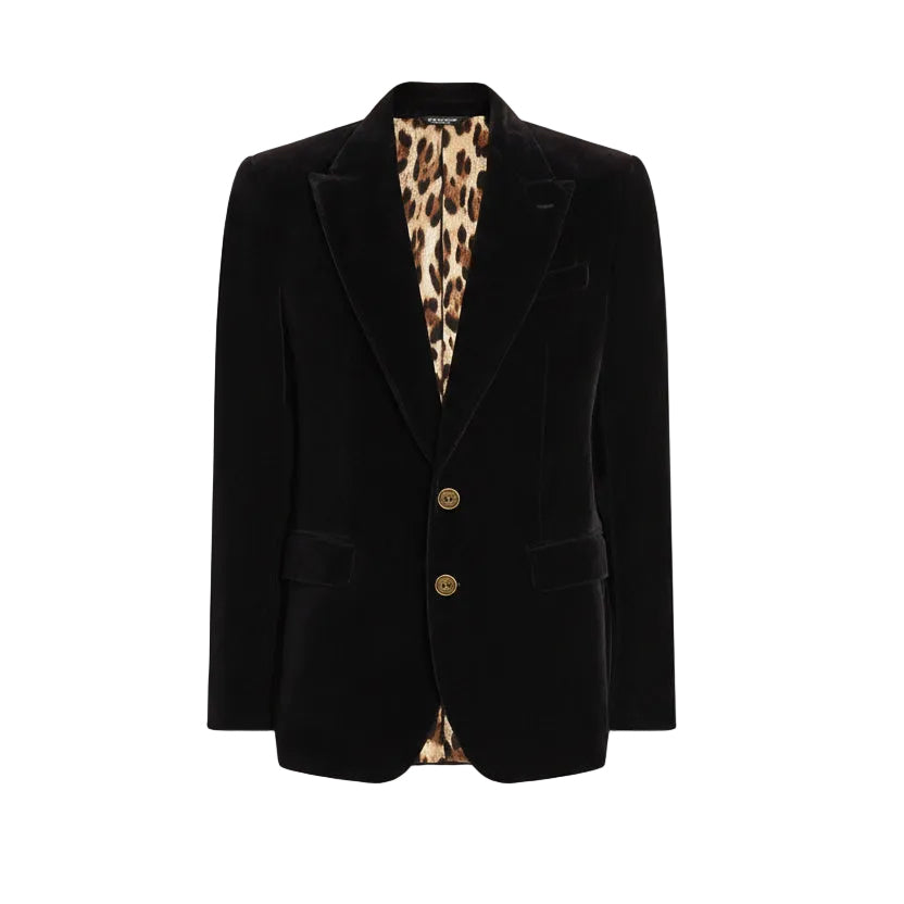 Dolce & Gabbana Sicilia Black Singel Breasted Jacket