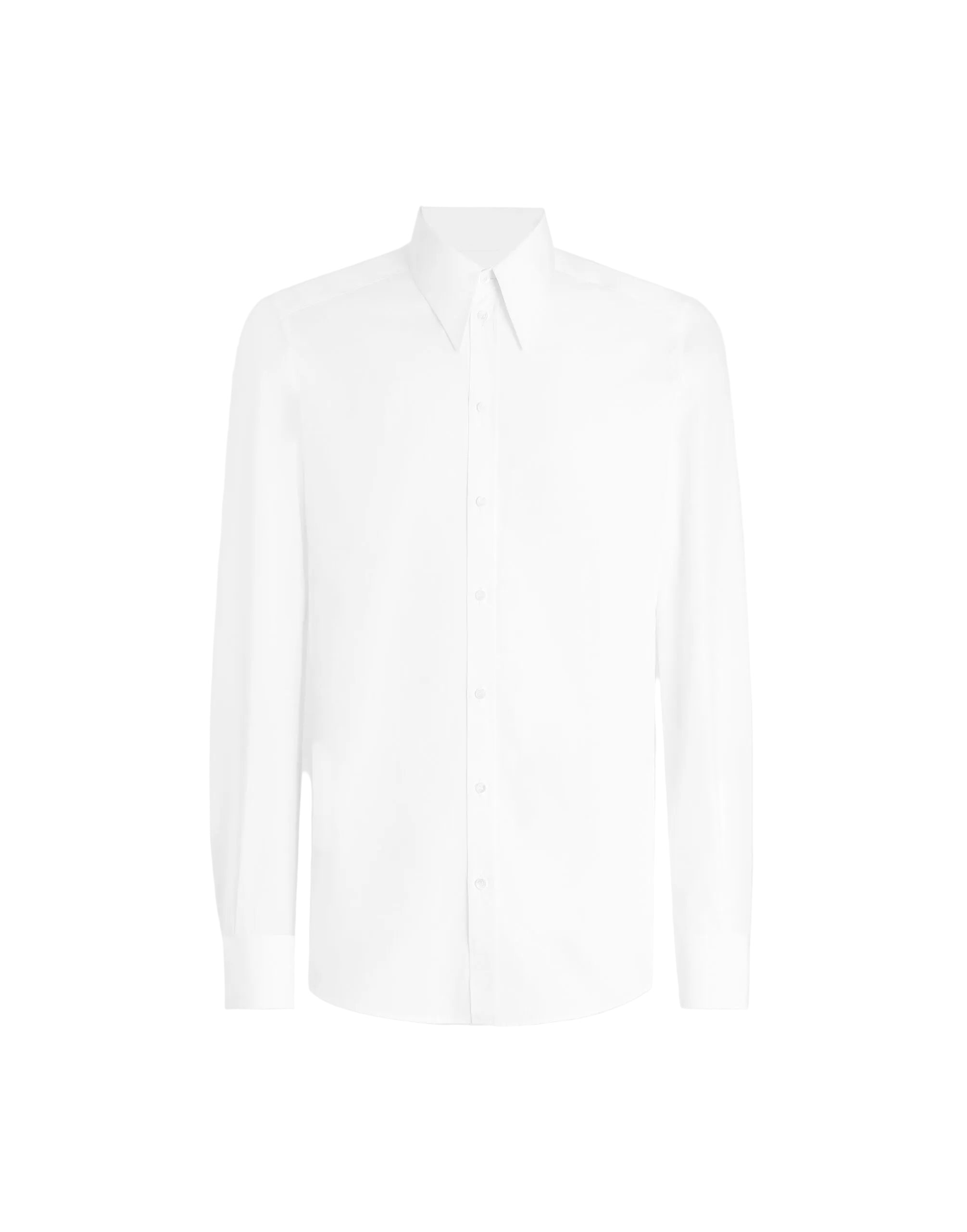 Dolce & Gabbana Gold Poplin White Shirt