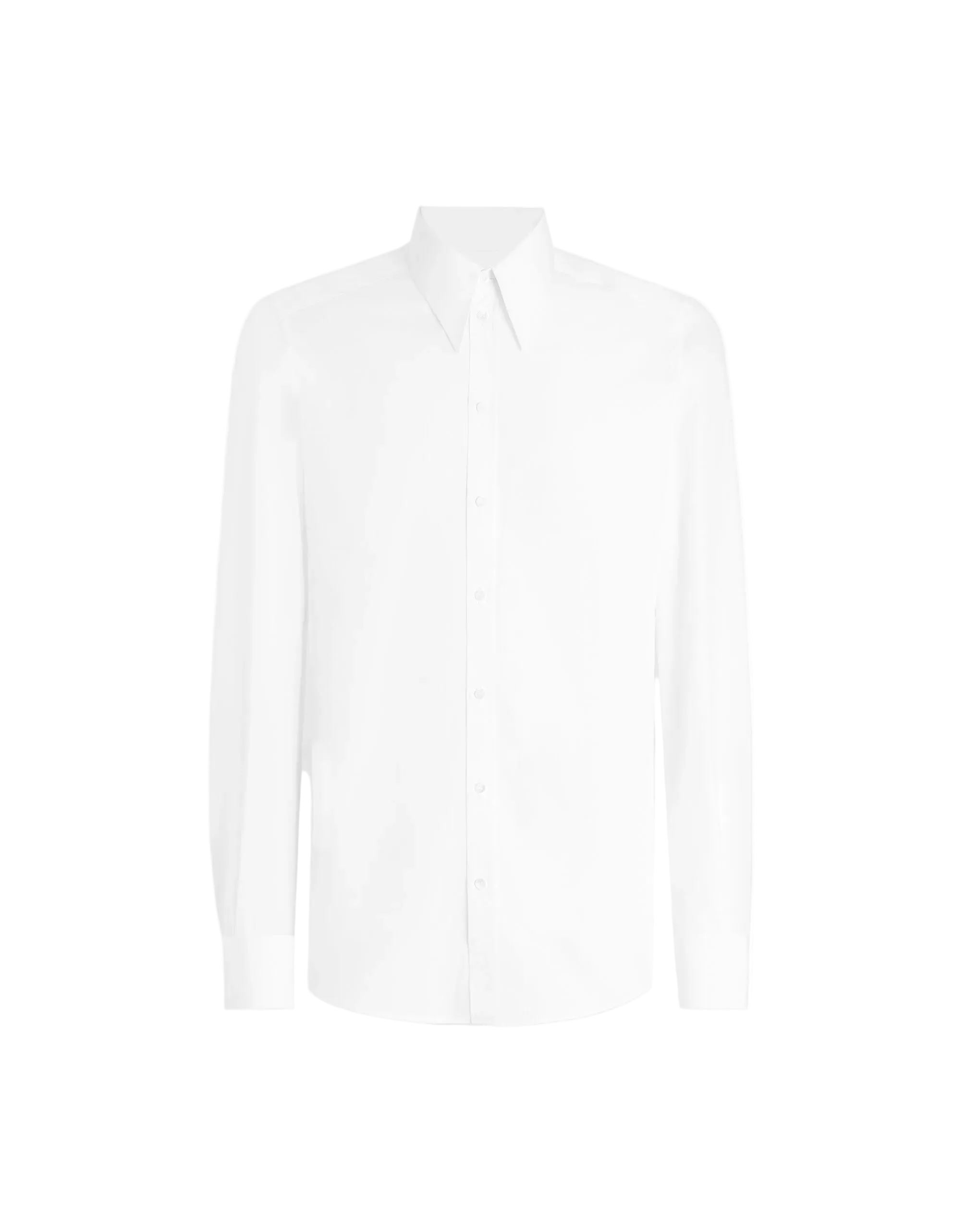 Dolce & Gabbana Gold Poplin White Shirt