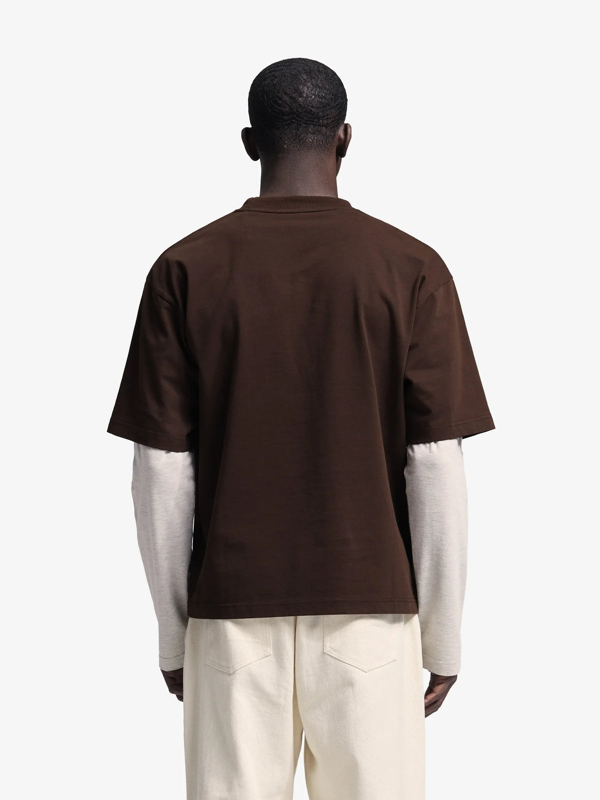 Brams Fruit Brown Double Layer T-shirt