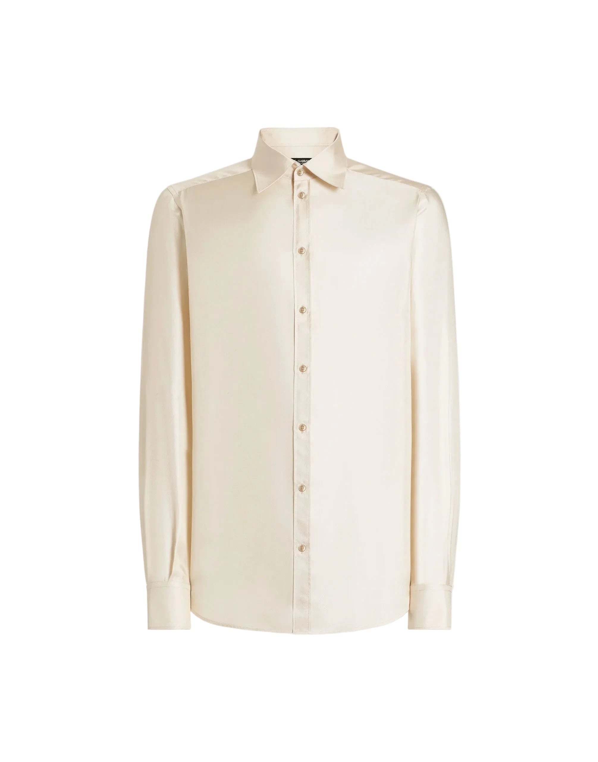 Dolce & Gabbana Beige Silk Shirt