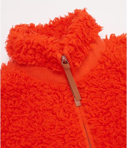 Jil Sander Poppy Cotton Fleece Zip Up Jacket 187