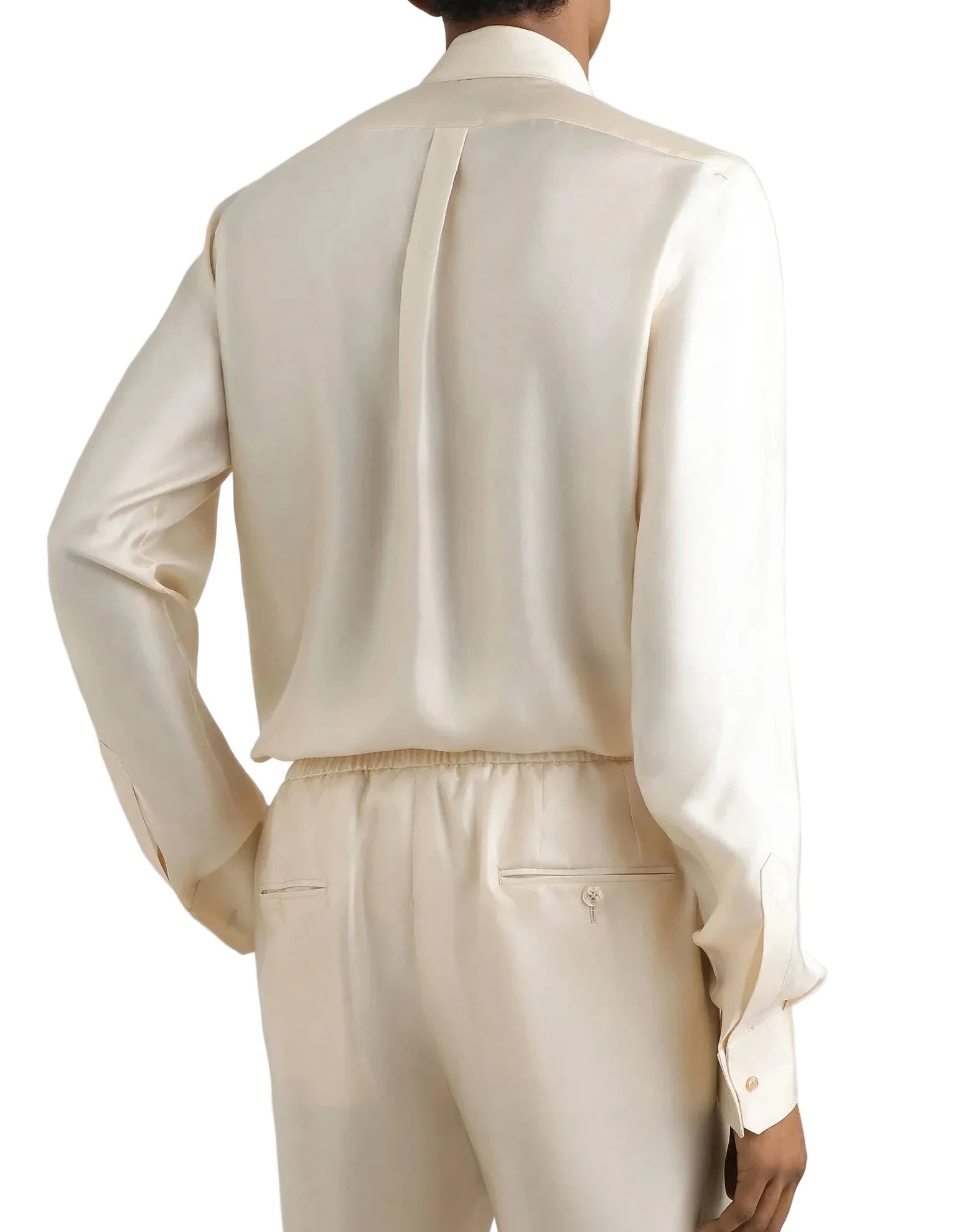 Dolce & Gabbana Beige Silk Shirt