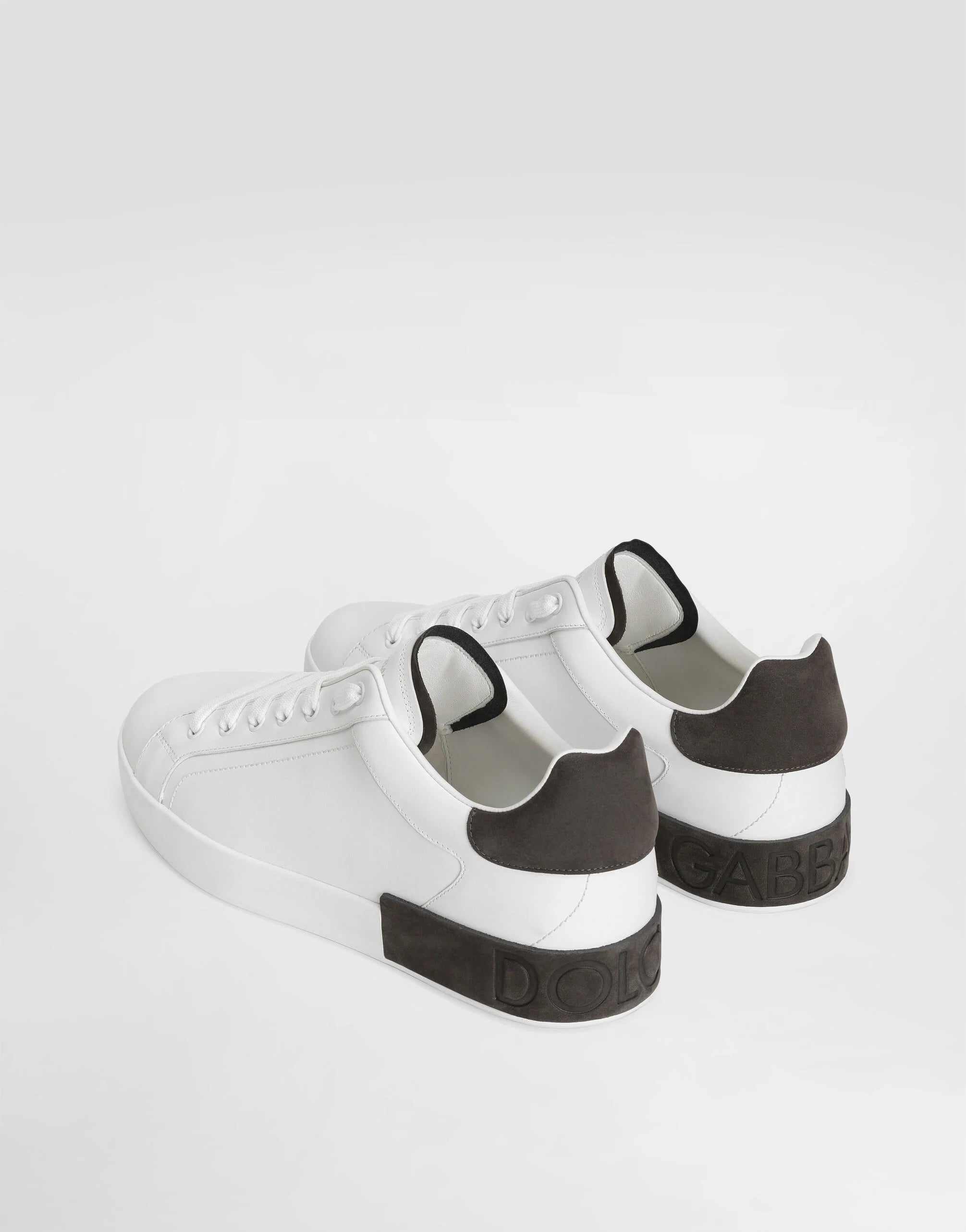 Dolce & Gabbana Portofino White and Black Sneaker