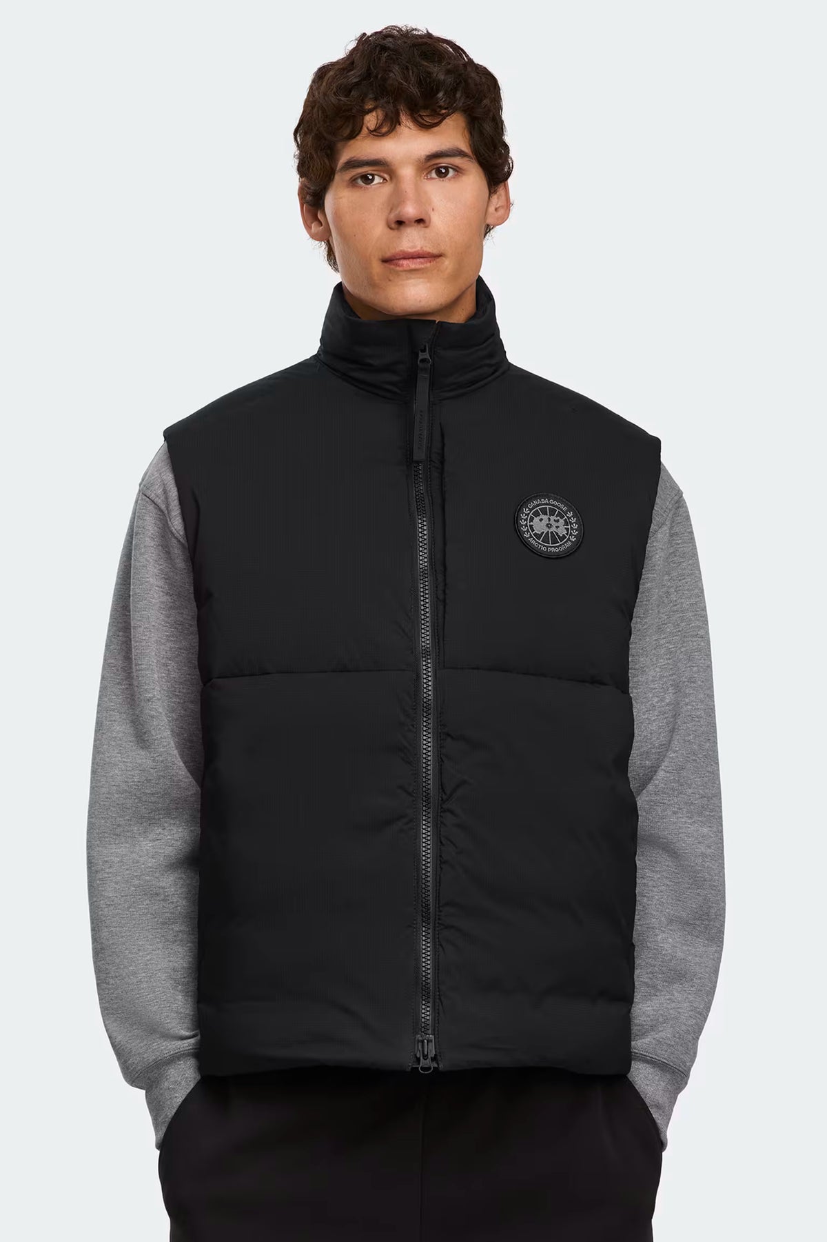 Canada Goose Black Disc Lodge Vest model front