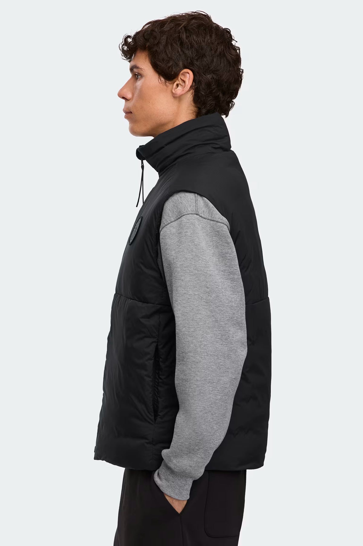 Canada Goose Black Disc Lodge Vest model side