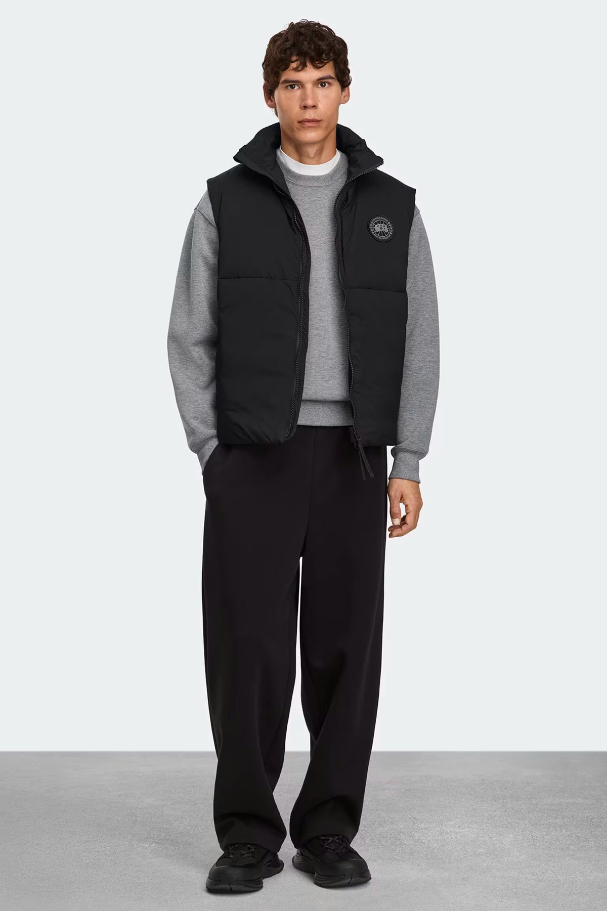 Canada Goose Black Disc Lodge Vest full model front