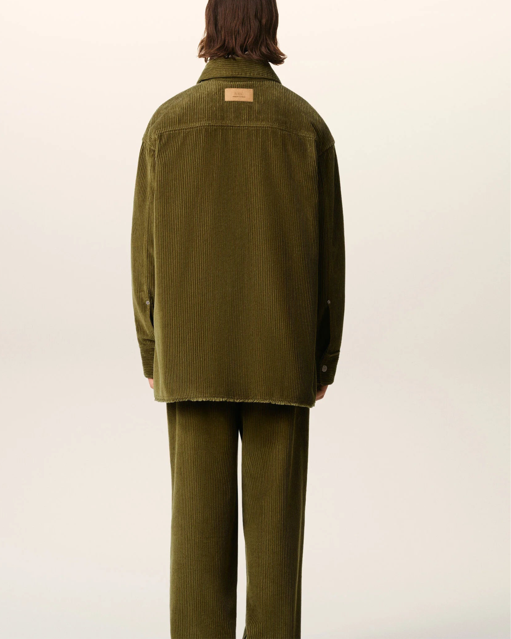 AMI Paris Bronze Corduroy Overshirt