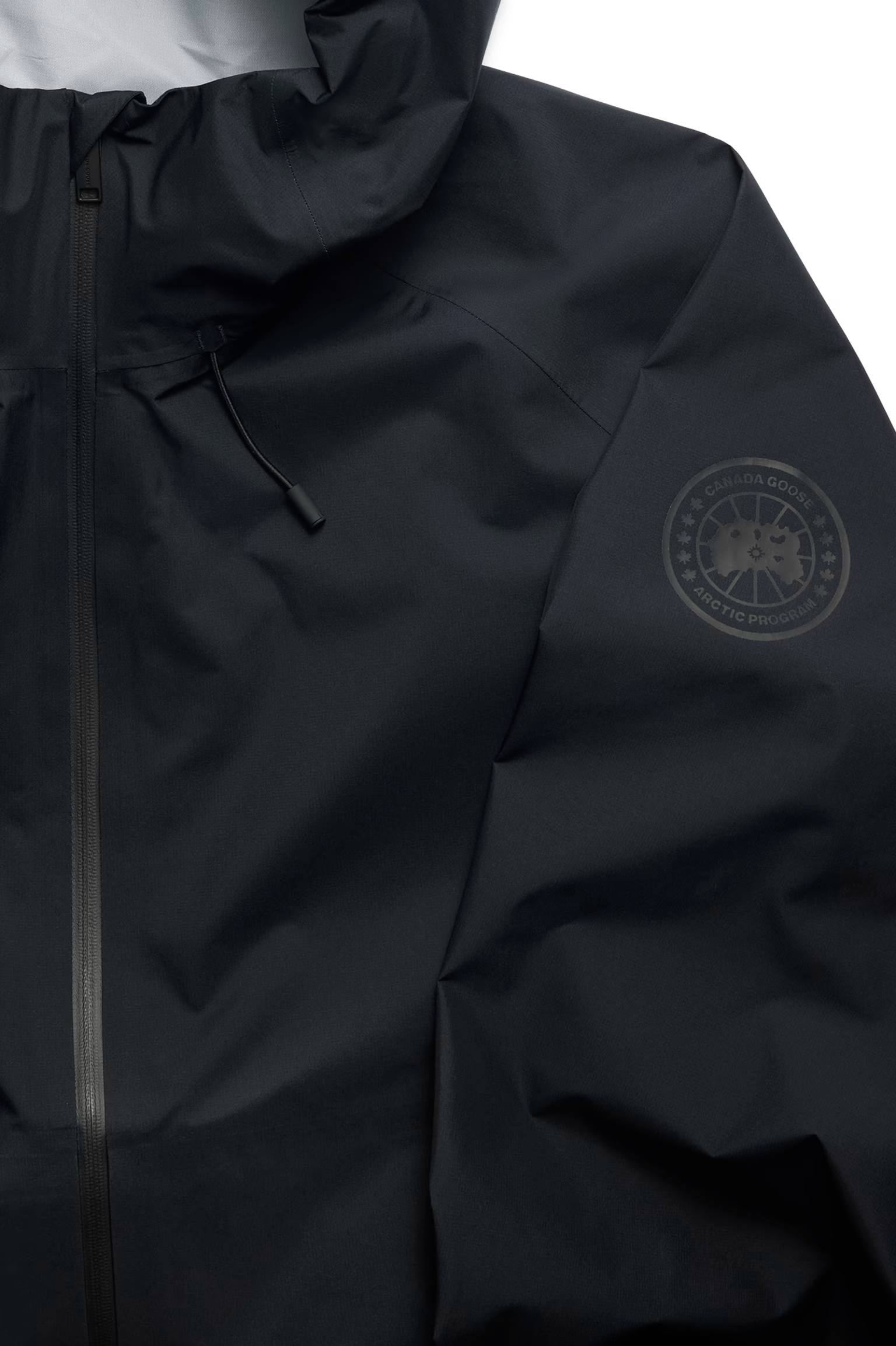 Canada Goose Horizon Rain Jacket flat detalis