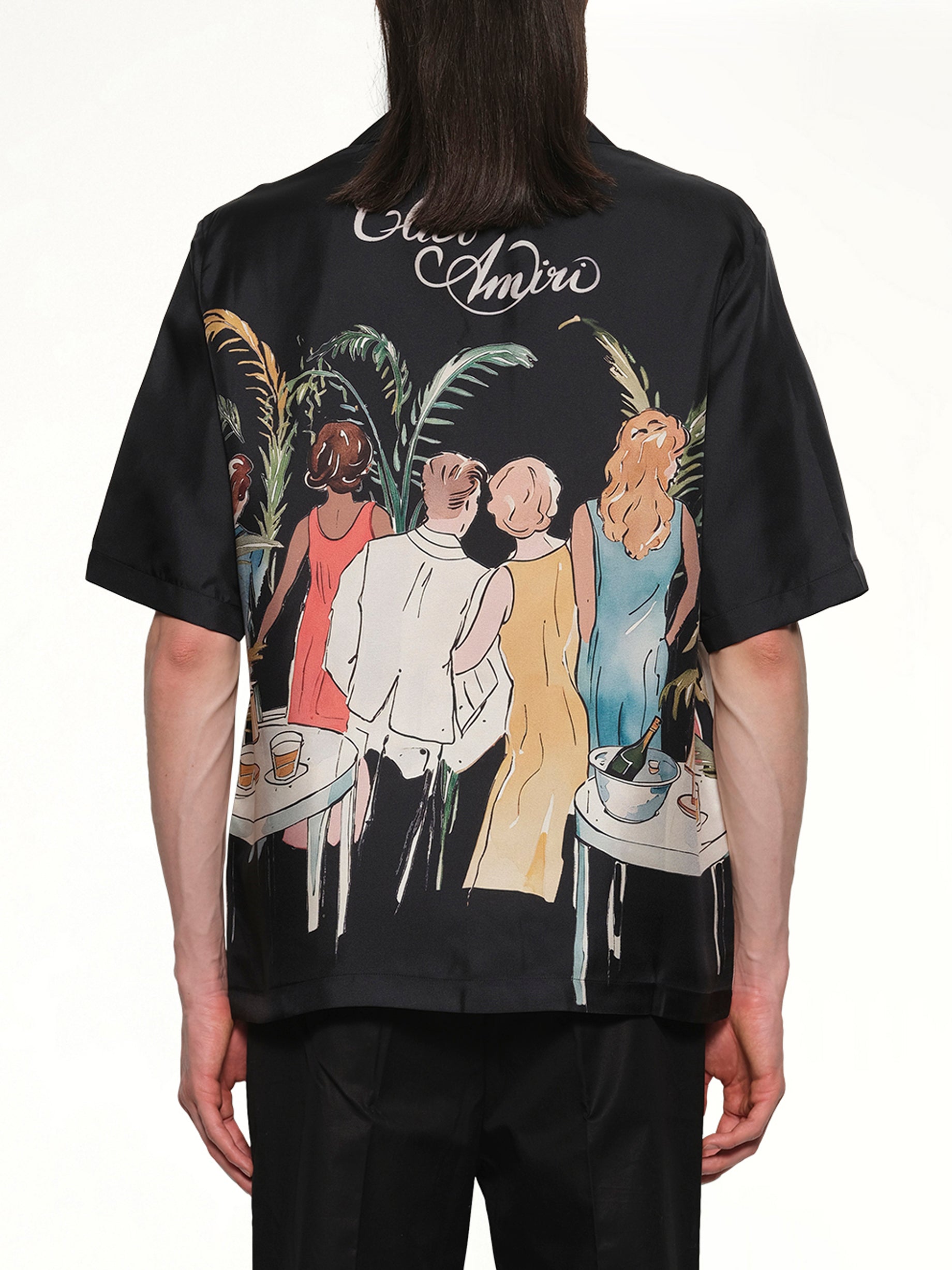 Amiri Bar Scene Bowling Shirt