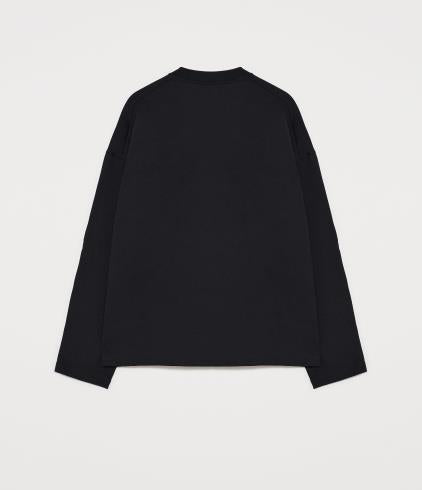 Jil Sander Black Crew Neck Long Sleeve
