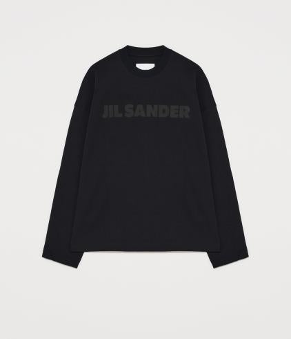 Jil Sander Black Crew Neck Long Sleeve