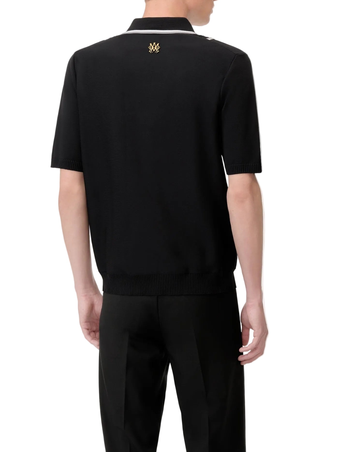 Amiri Script Stripe Black Shirt