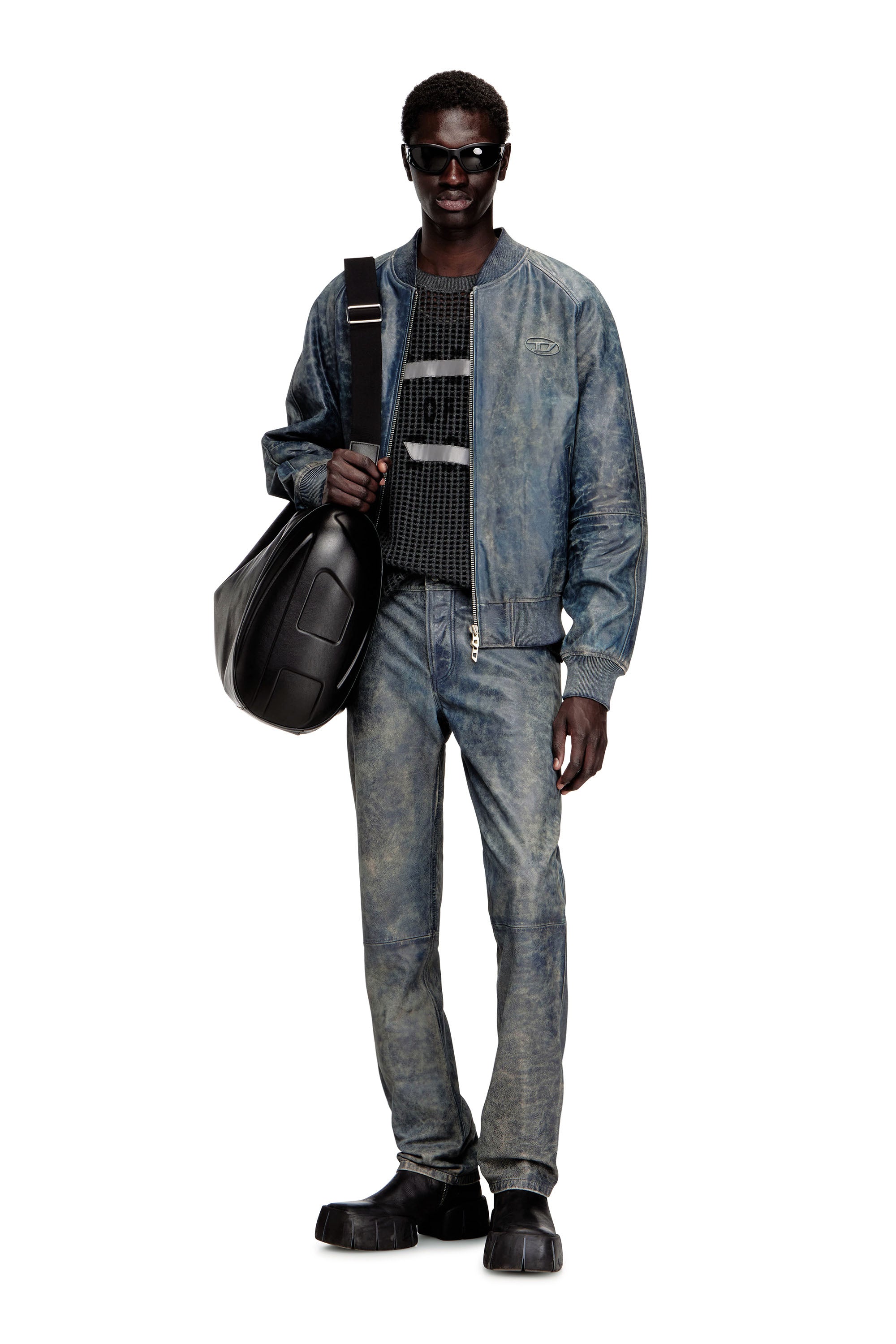 P-Vyll-Qmbw Leather Trousers