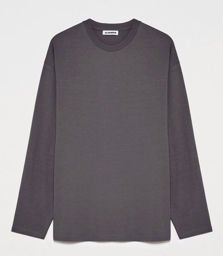 Jil Sander Lightweight Cotton Crew LS Tee