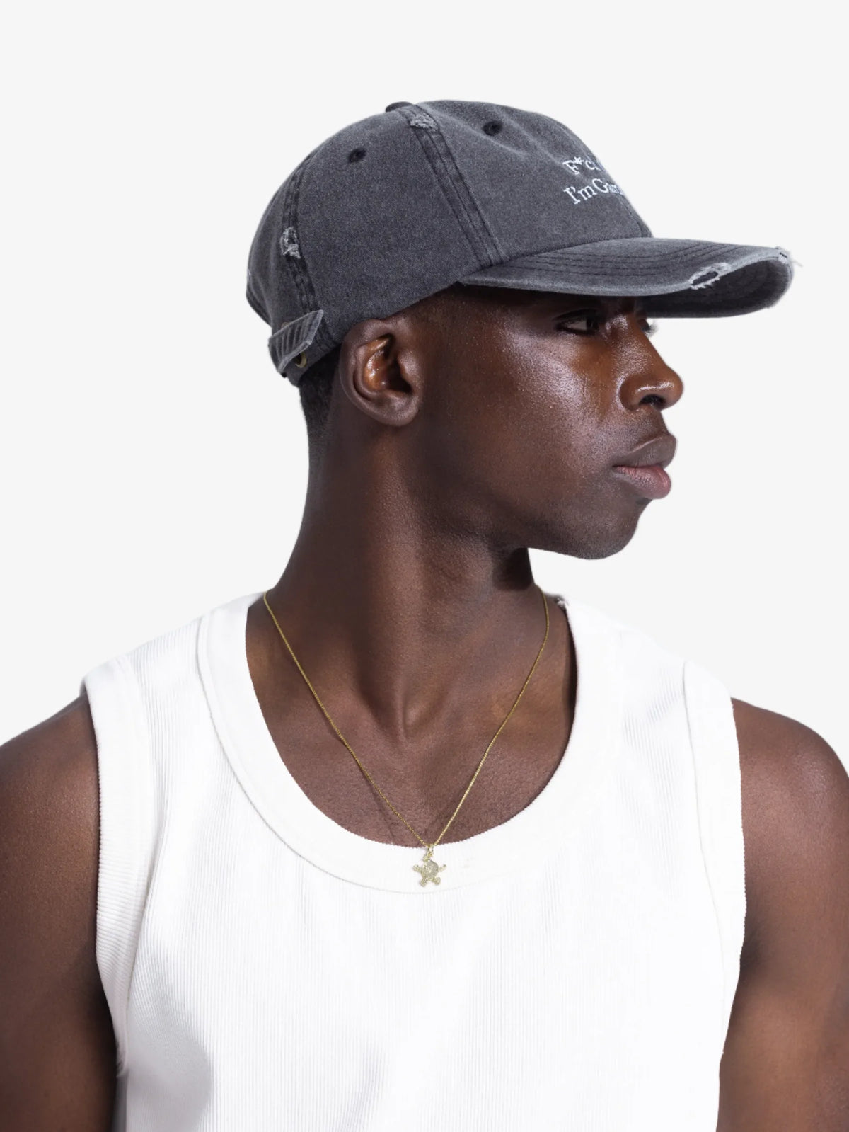 Brams Fruit Grey Distressed F*ck Off I'm Gardening Cap