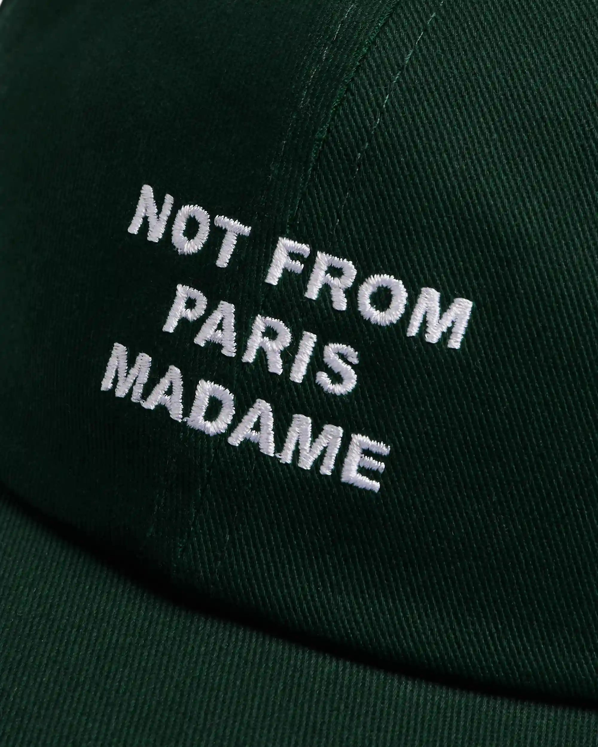 Drole Dk Green La Casquette Slogan