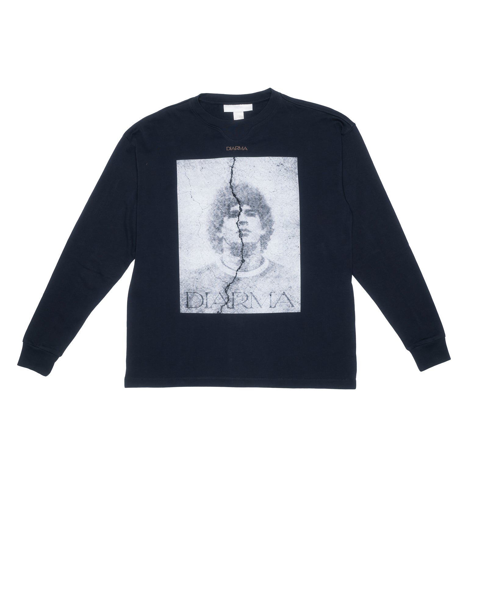 DIARMA Cracked Wall MidnightBlue Longsleeve