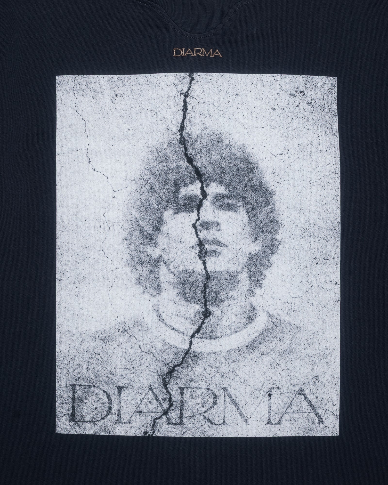 DIARMA Cracked Wall MidnightBlue Longsleeve