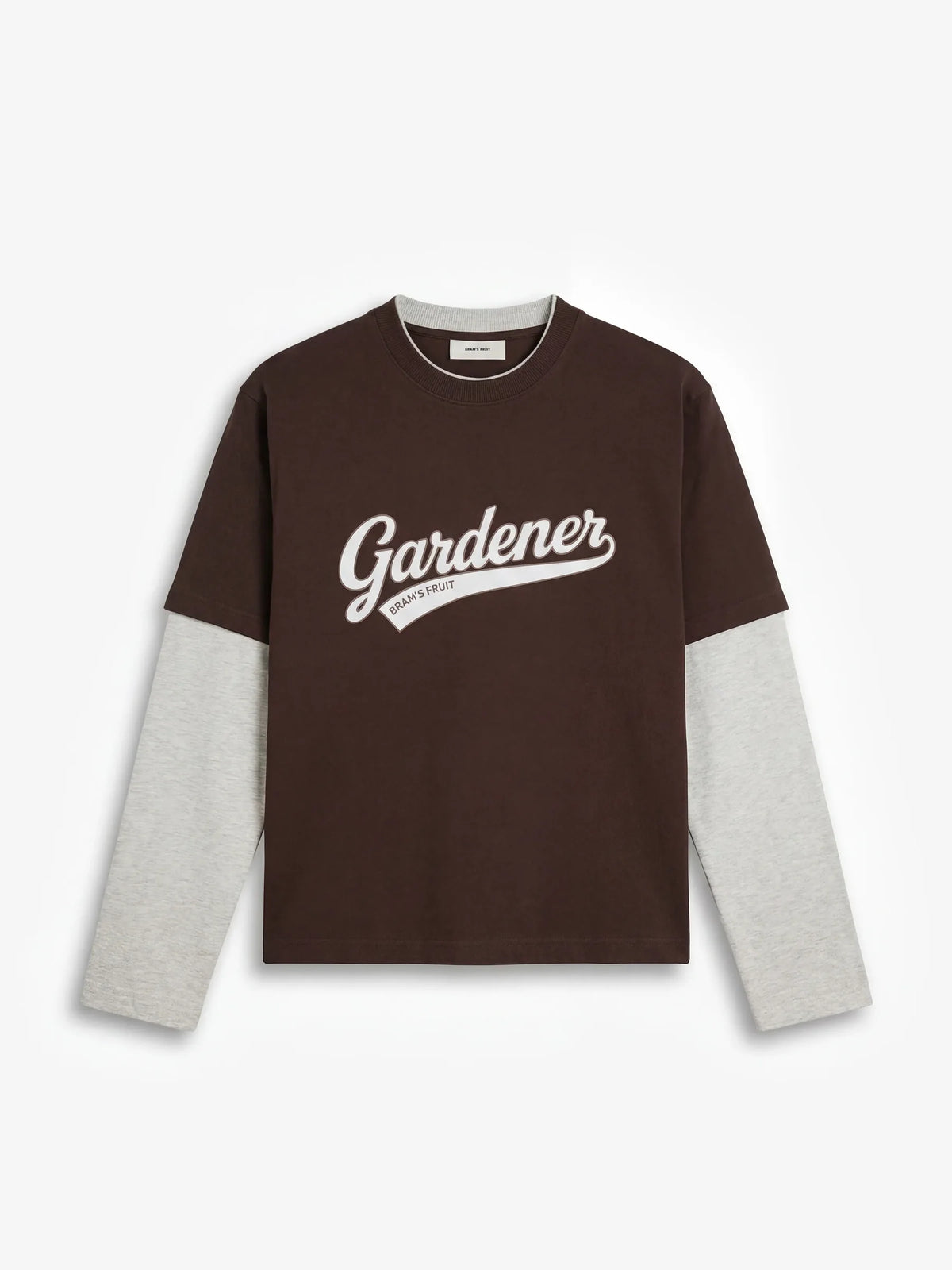 Brams Fruit Brown Double Layer T-shirt