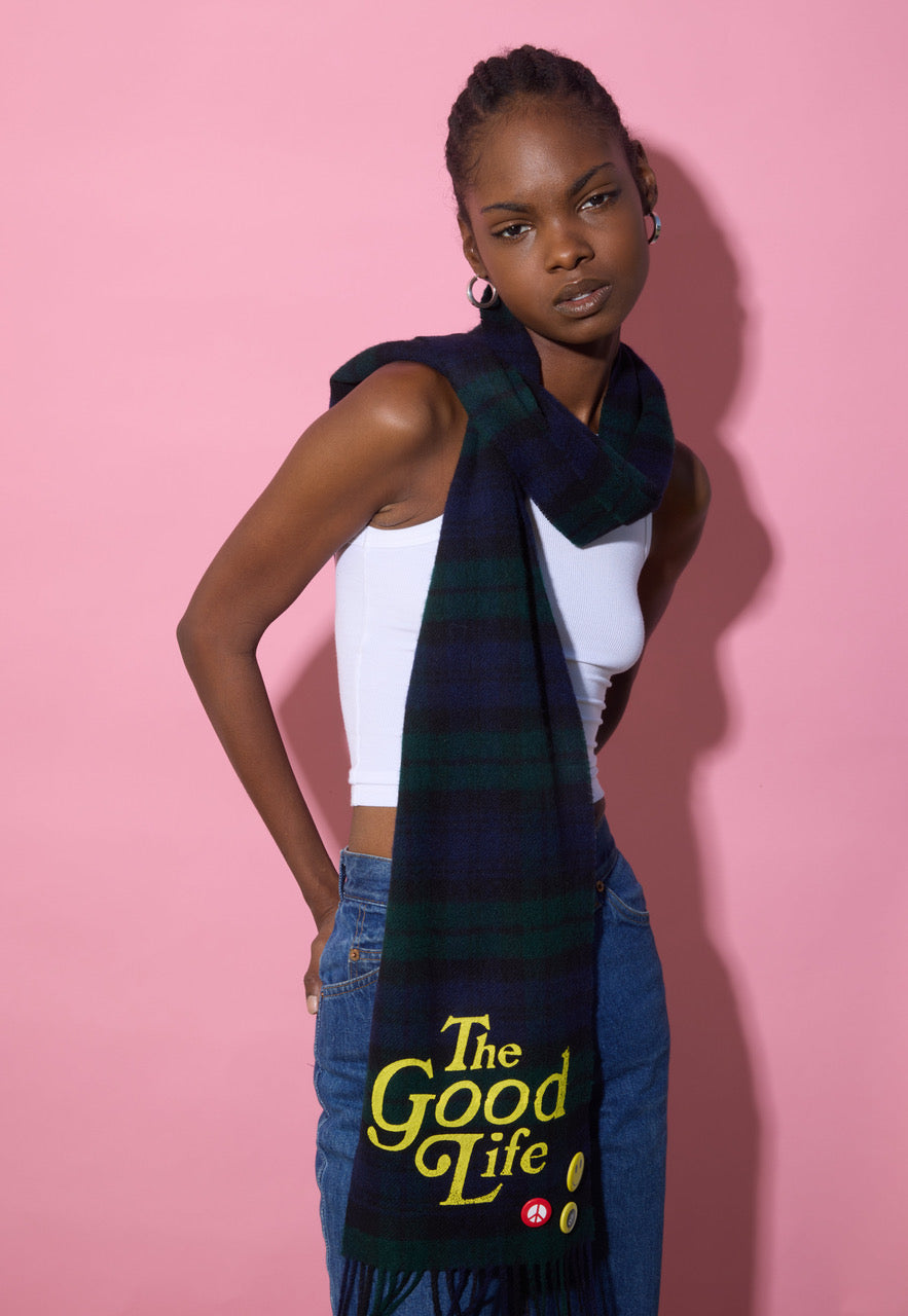 Bonnie x Djanaieff Black Watch Scarf