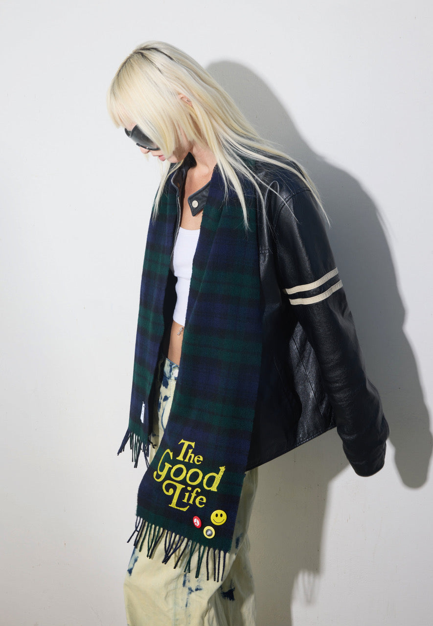 Bonnie x Djanaieff Black Watch Scarf