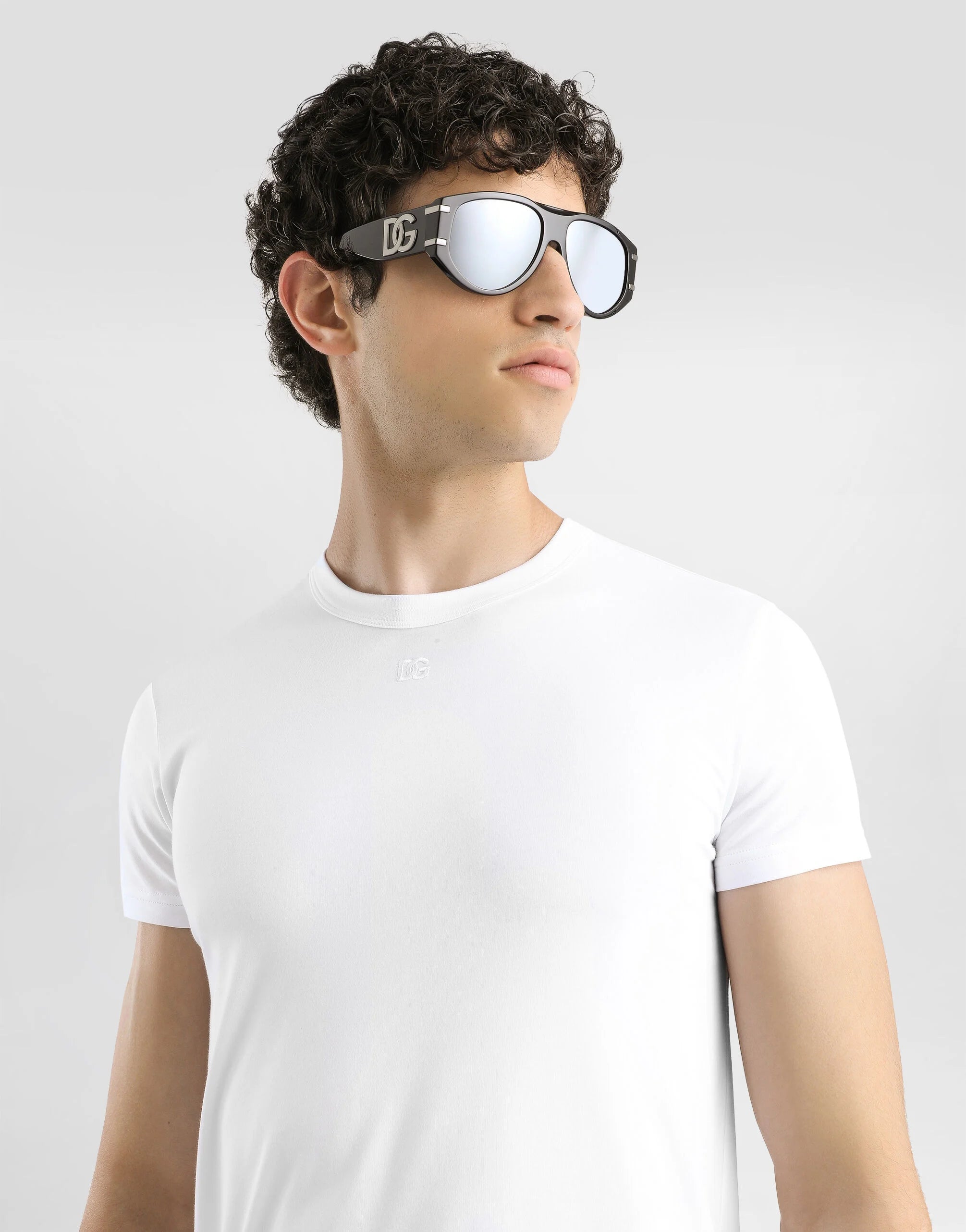 Dolce & Gabbana Vit Jersey-T-shirt