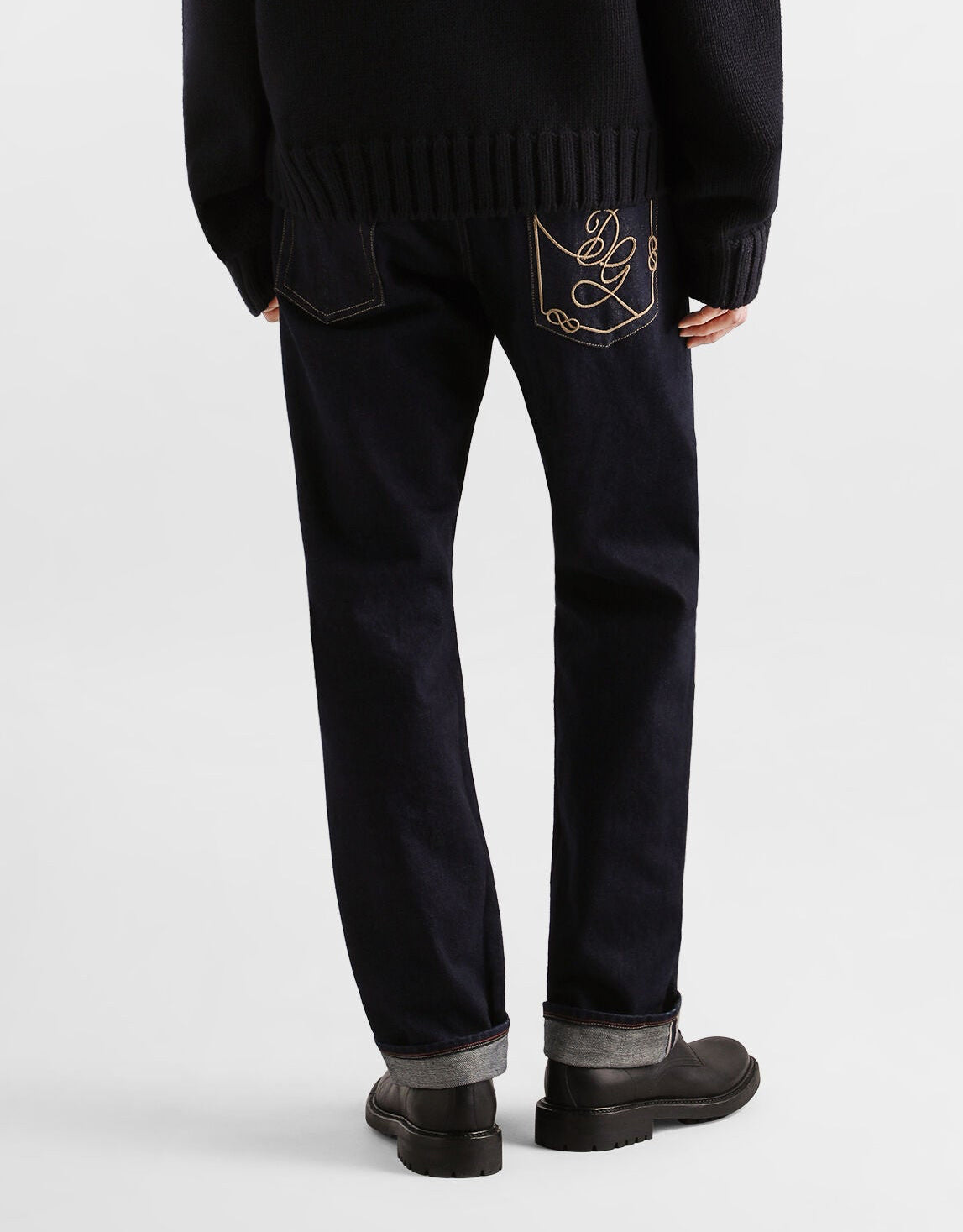 Dolce & Gabbana Embroidery Jeans