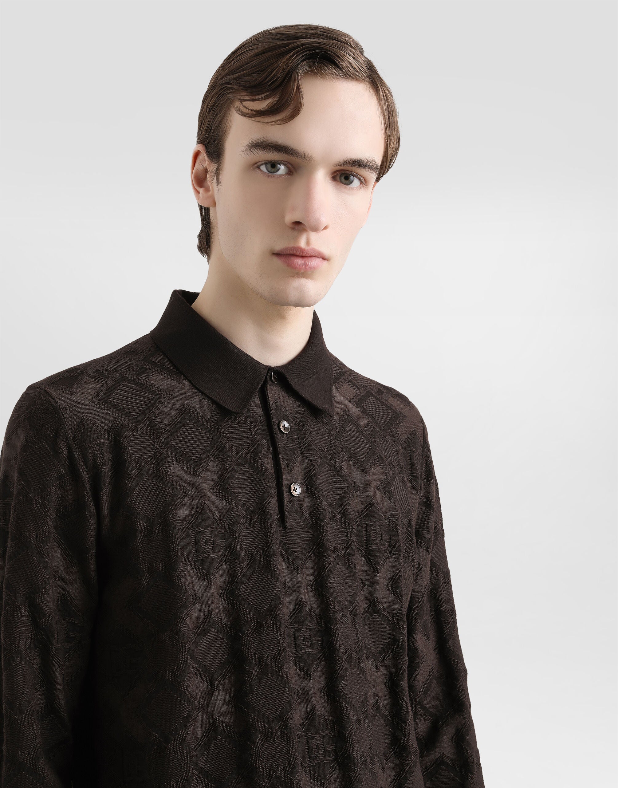 Polo-Pullover-Langarm