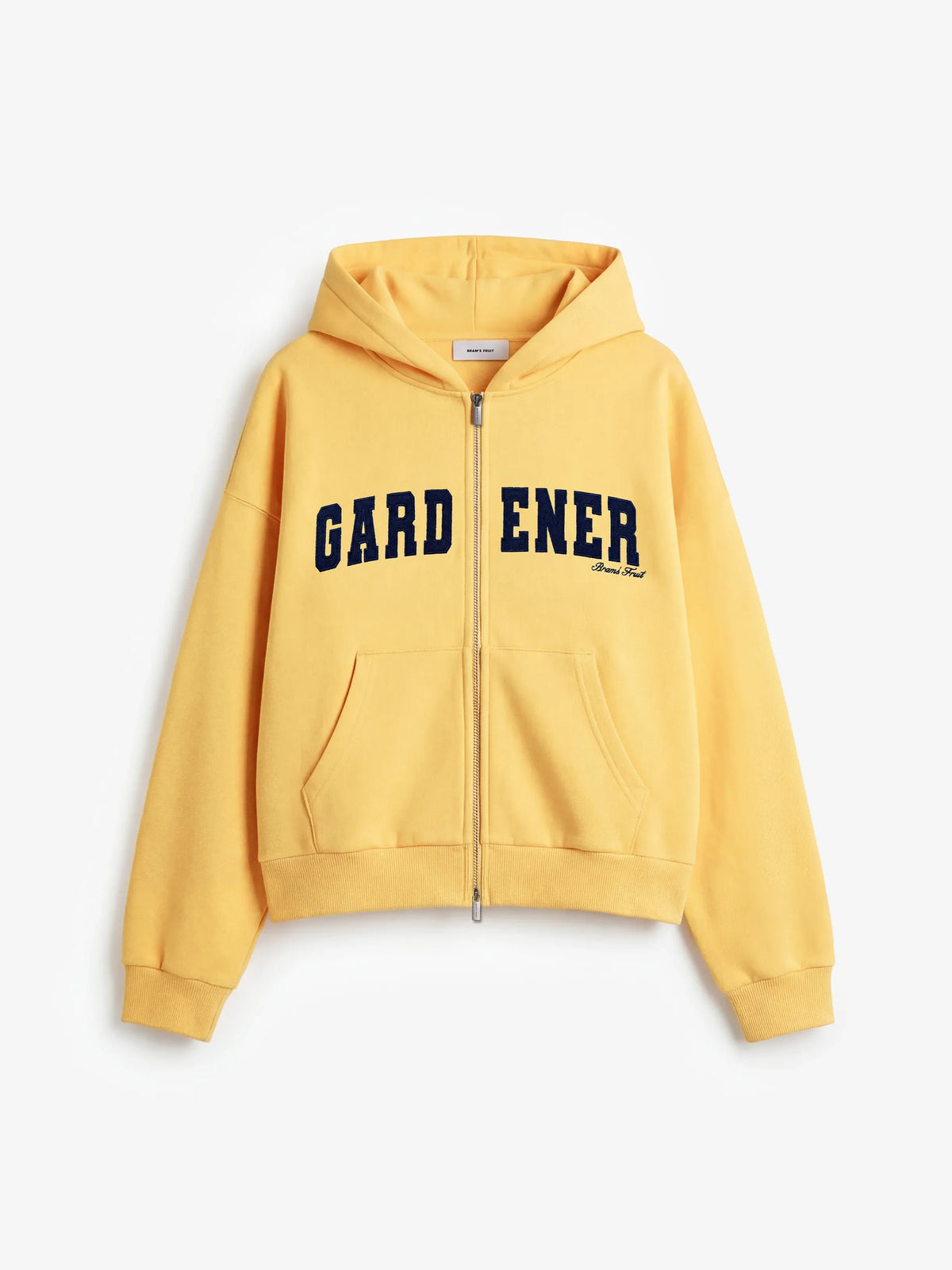 Brams Fruit Yellow Gardener Zipper Hoodie