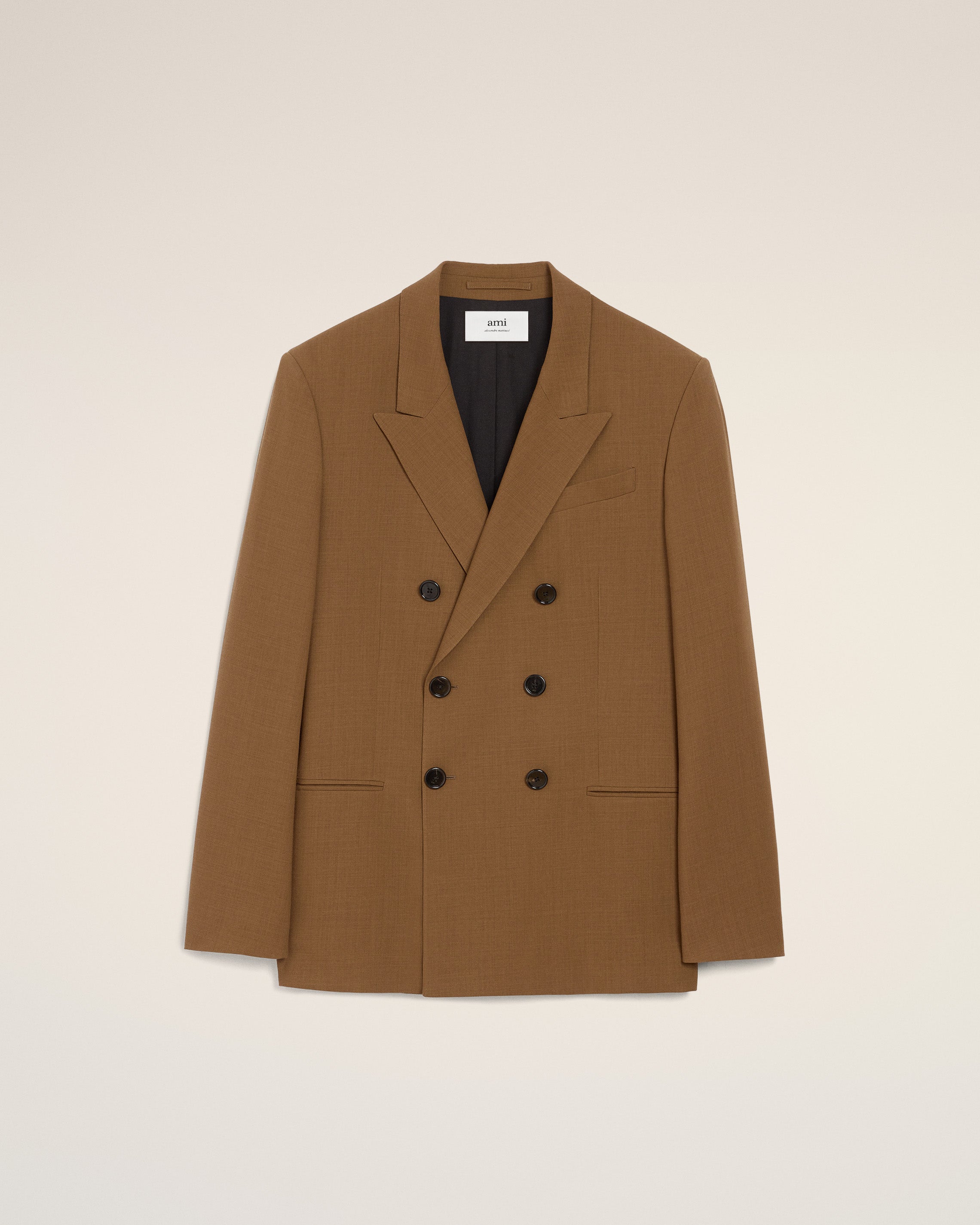 Ami Double Breasted Brown Jacket