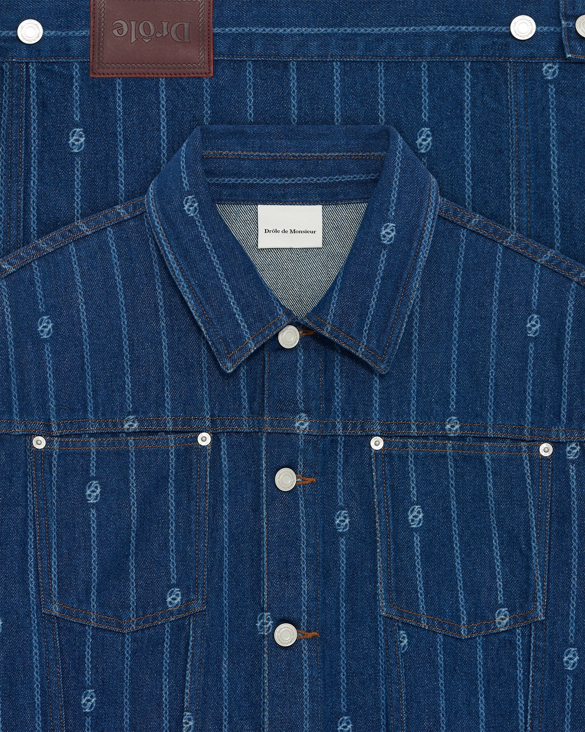 La veste Denim Monogramme