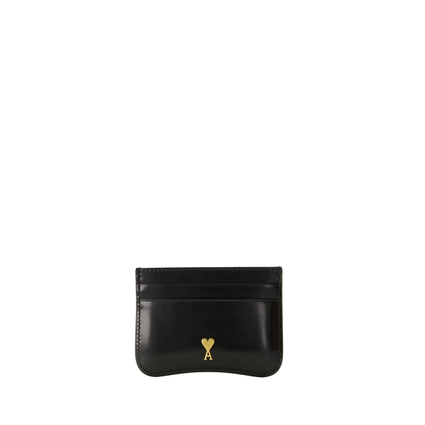 AMI Paris Black Card Holder