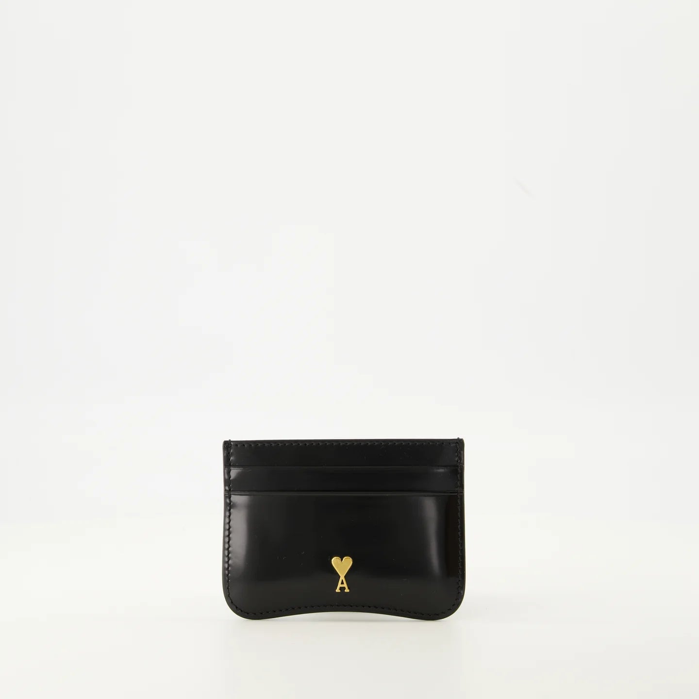 AMI Paris Black Card Holder