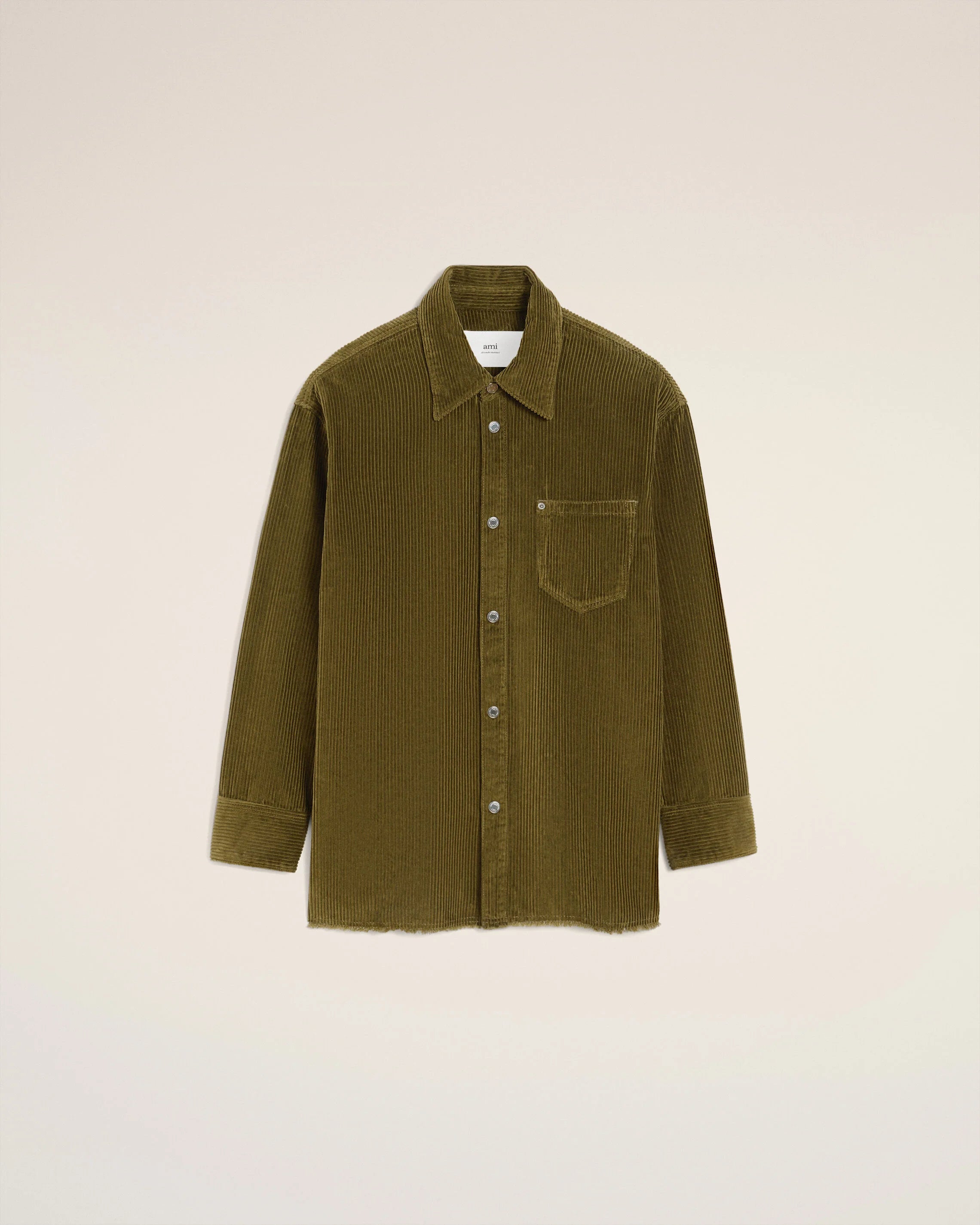 AMI Paris Bronze Corduroy Overshirt