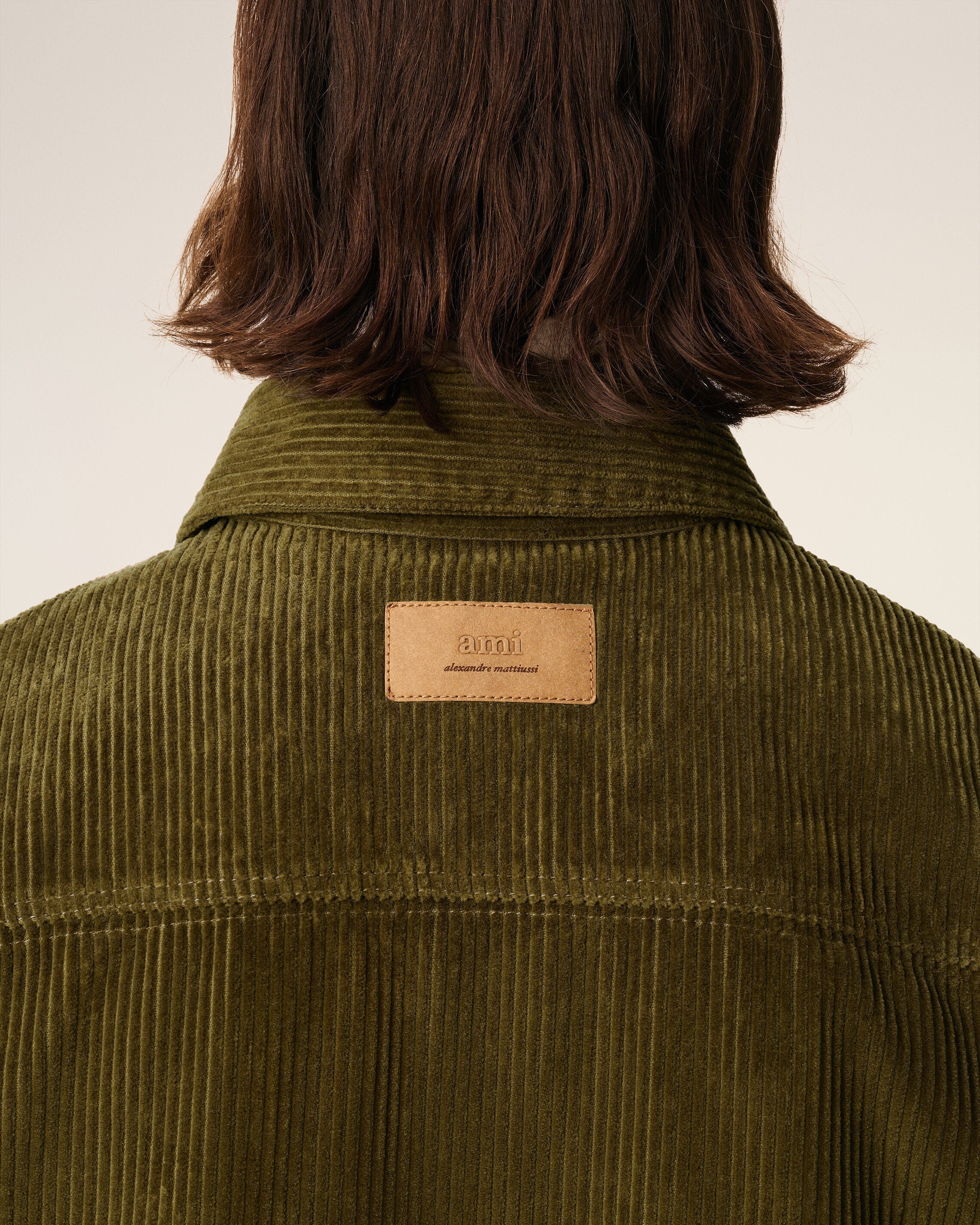 AMI Paris Bronze Corduroy Overshirt