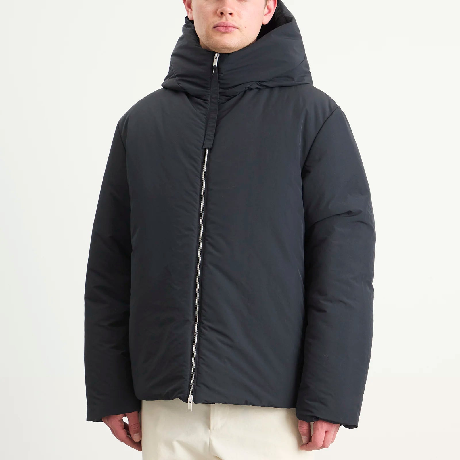 Jil Sander Black Water Repellent Down Jacket 159