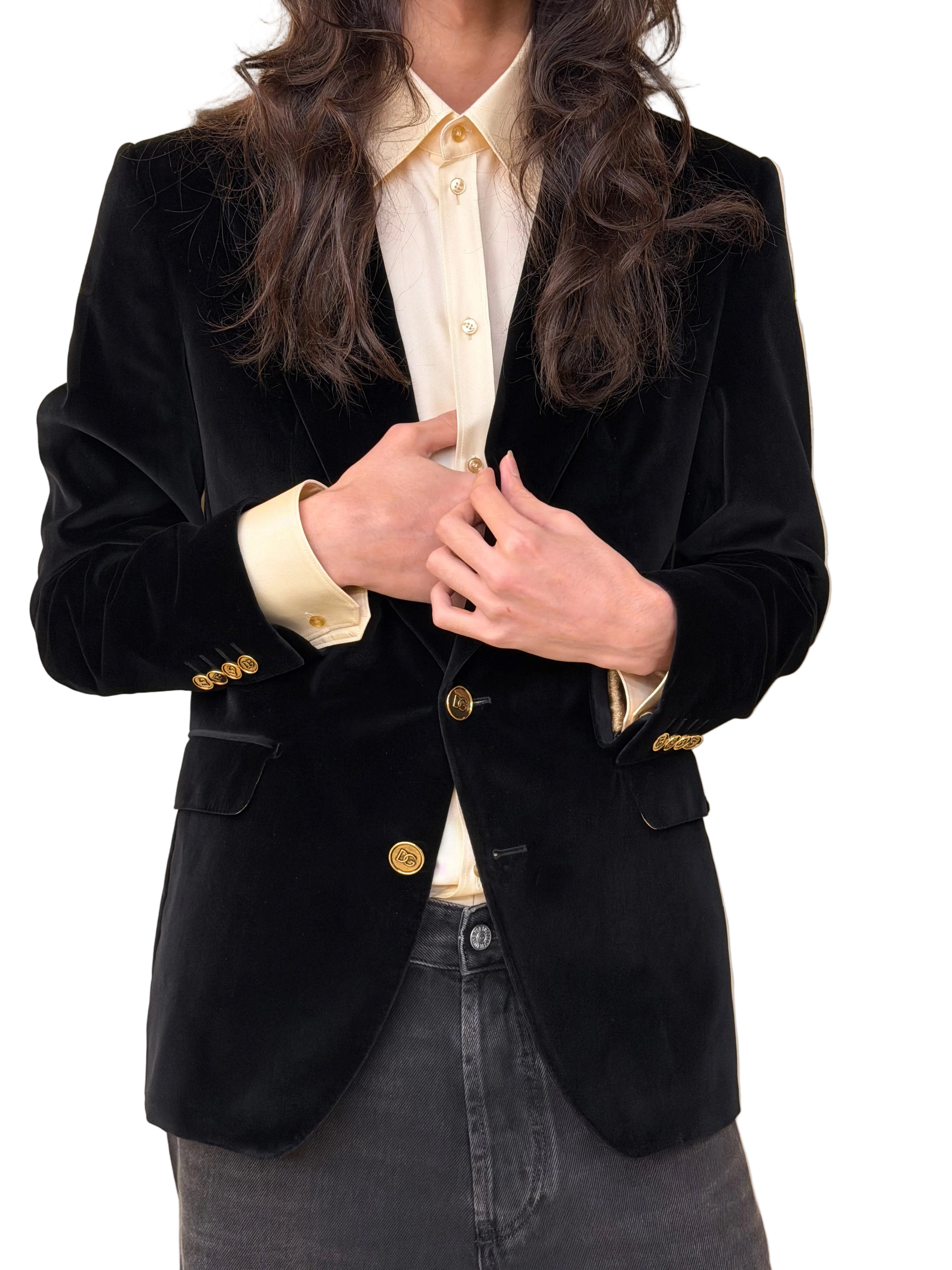 Dolce & Gabbana Sicilia Black Singel Breasted Jacket