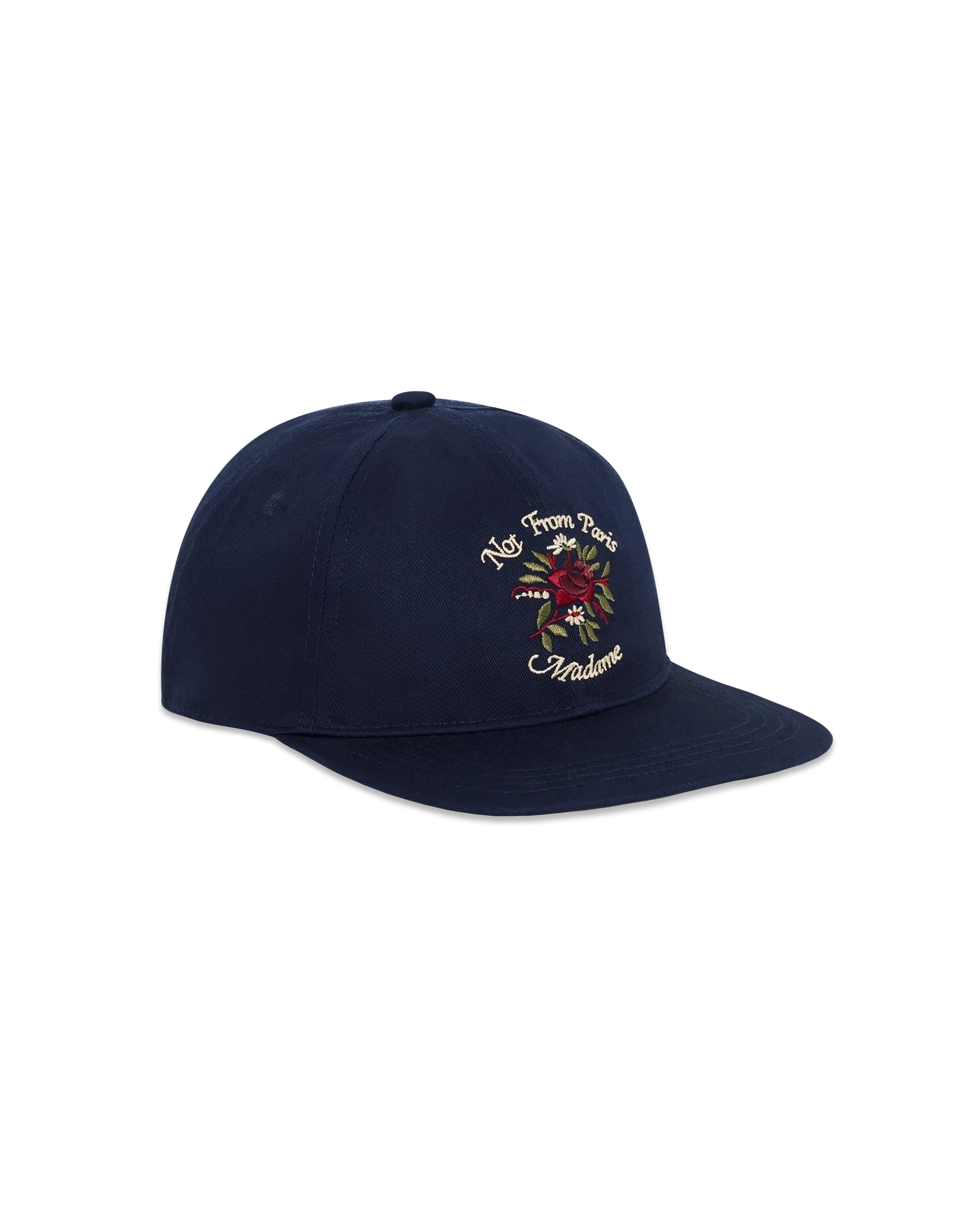 Drole de Monsieur Navy Casquette Slogan Rose