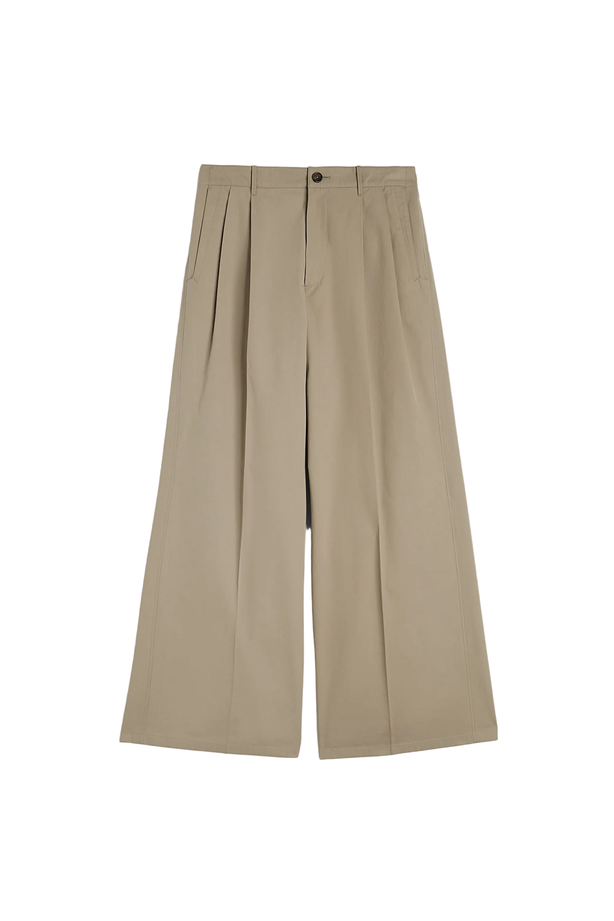 Jil Sander Beige weite Hose