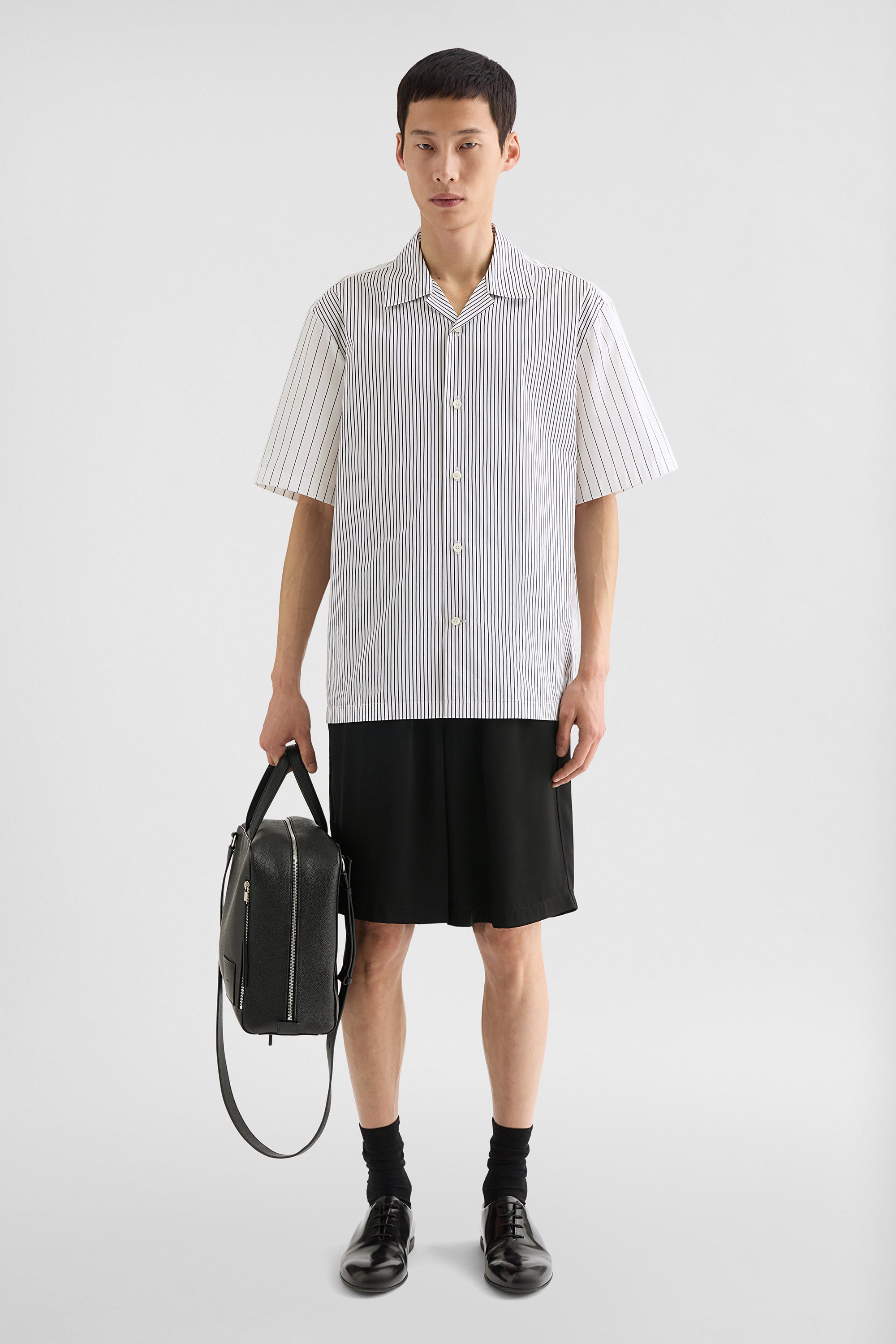 Jil Sander Black Teck 10 Shorts